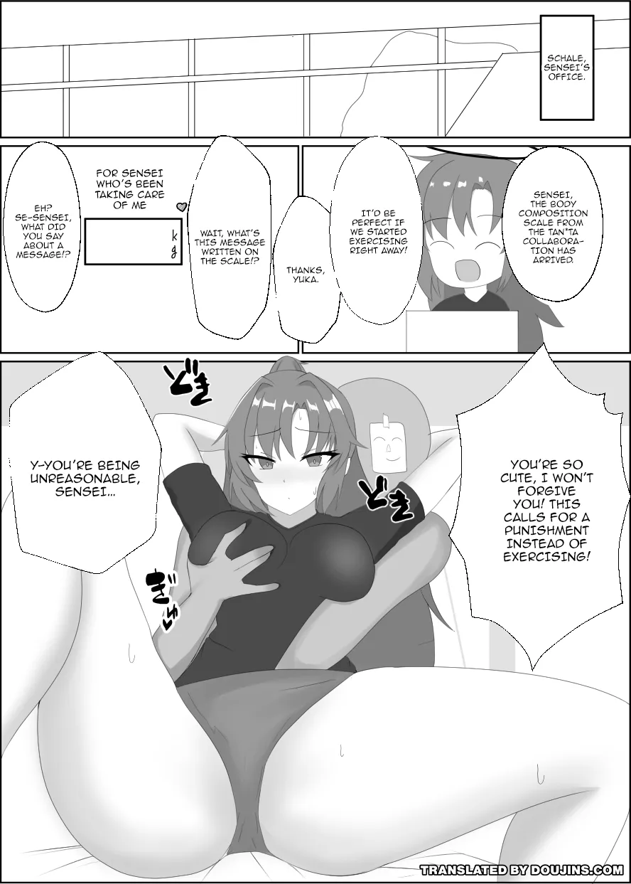 [Yorokin Pan Koujou (Adamyon)]Osewa ni Natteiru Sensei to | With the Sensei That Took Care of Me(Blue Archive) [English] {Doujins.com} [Digital] Page 2