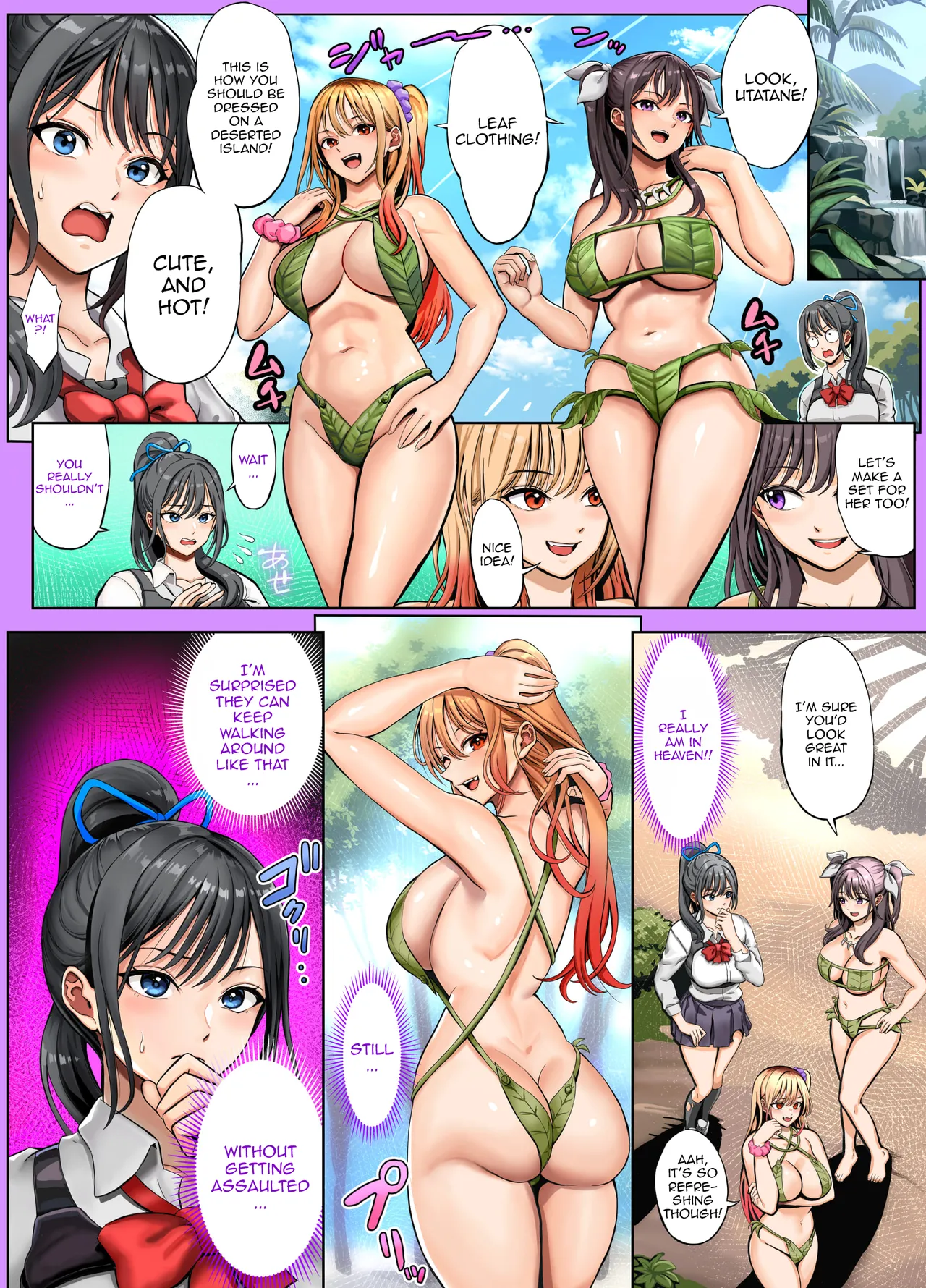 [Hokekiyo Carnival (Houhokekiyo)]Mujintou Sounan Harem 2 Ch.1 | Deserted Island Castaway Harem 2 Ch.1[English] {Doujins.com} Page 25