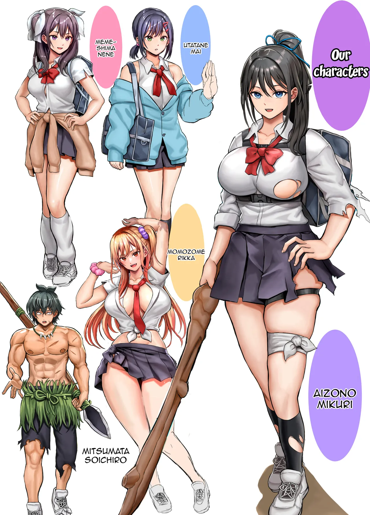 [Hokekiyo Carnival (Houhokekiyo)]Mujintou Sounan Harem 2 Ch.1 | Deserted Island Castaway Harem 2 Ch.1[English] {Doujins.com} Page 3