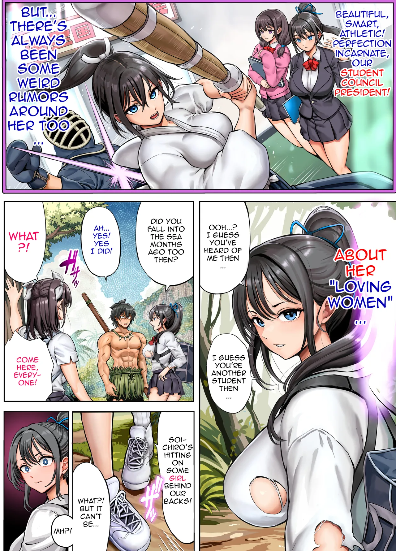 [Hokekiyo Carnival (Houhokekiyo)]Mujintou Sounan Harem 2 Ch.1 | Deserted Island Castaway Harem 2 Ch.1[English] {Doujins.com} Page 9