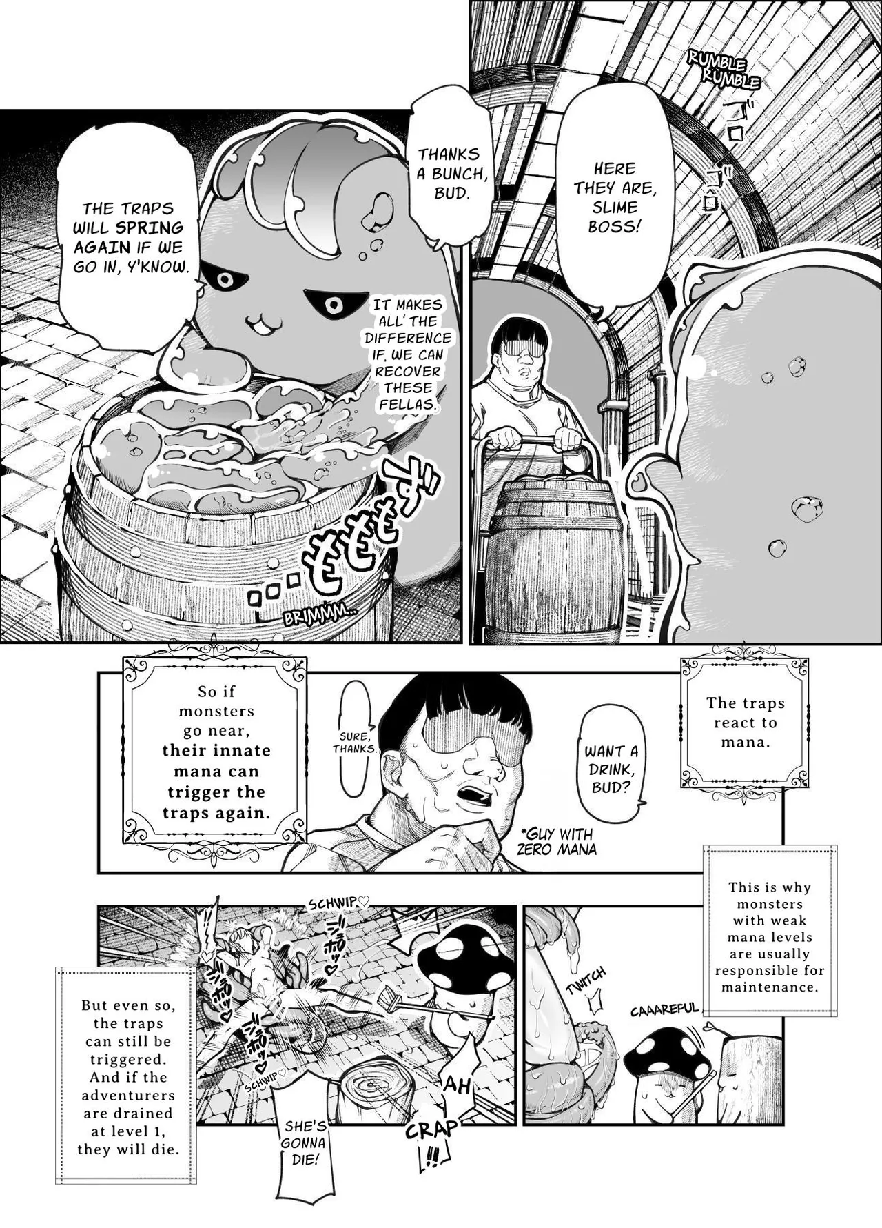 [Nyuu Koubou (Keibou)]Ero Trap Maint no Oshigoto EX ~Keikenchi Zen Haishutsu Shite Level 1 ni Natta Boukensha Tsumamigui Shitemo Ii yone~ | Erotic Trap Maintenance Job EX[English] [grimalkin] Page 21