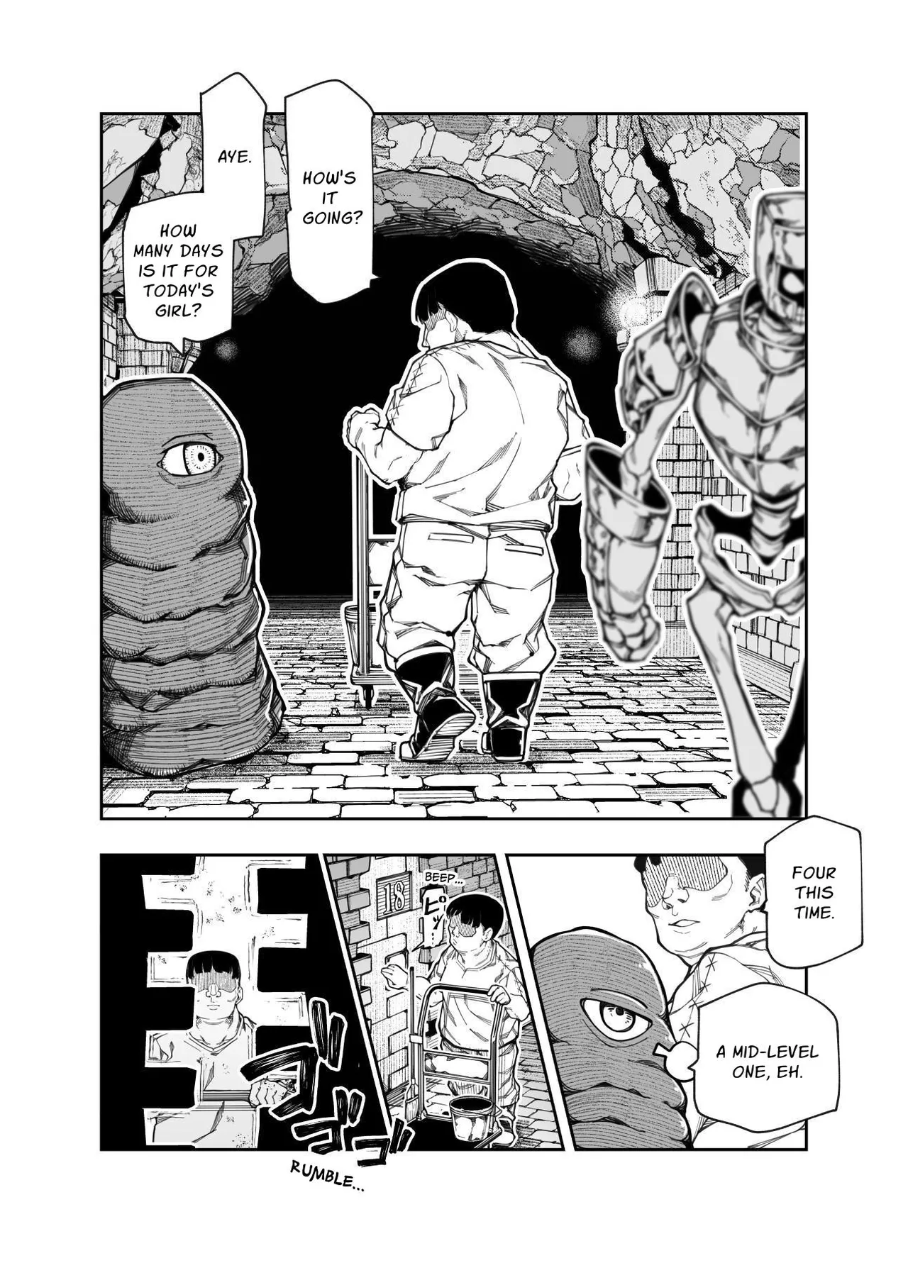 [Nyuu Koubou (Keibou)]Ero Trap Maint no Oshigoto EX ~Keikenchi Zen Haishutsu Shite Level 1 ni Natta Boukensha Tsumamigui Shitemo Ii yone~ | Erotic Trap Maintenance Job EX[English] [grimalkin] Page 4