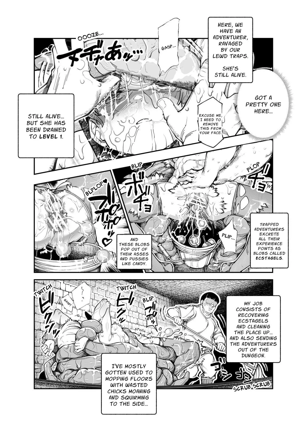 [Nyuu Koubou (Keibou)]Ero Trap Maint no Oshigoto EX ~Keikenchi Zen Haishutsu Shite Level 1 ni Natta Boukensha Tsumamigui Shitemo Ii yone~ | Erotic Trap Maintenance Job EX[English] [grimalkin] Page 6