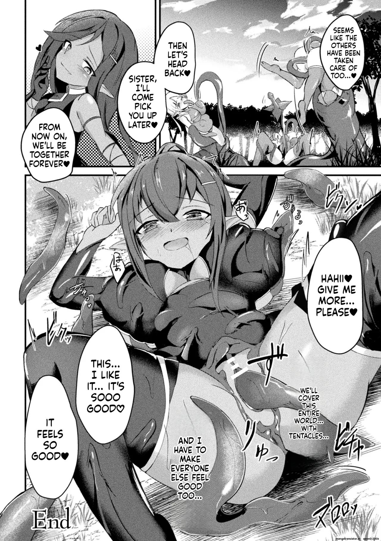 [Aoba Soyogi]Suigeki no Cattleya ~Midaresaku Naedoko no Elf Kenshi~(2D Comic Magazine Akuochi Shokushufuku Vol.1) (SCANMTL) Page 22