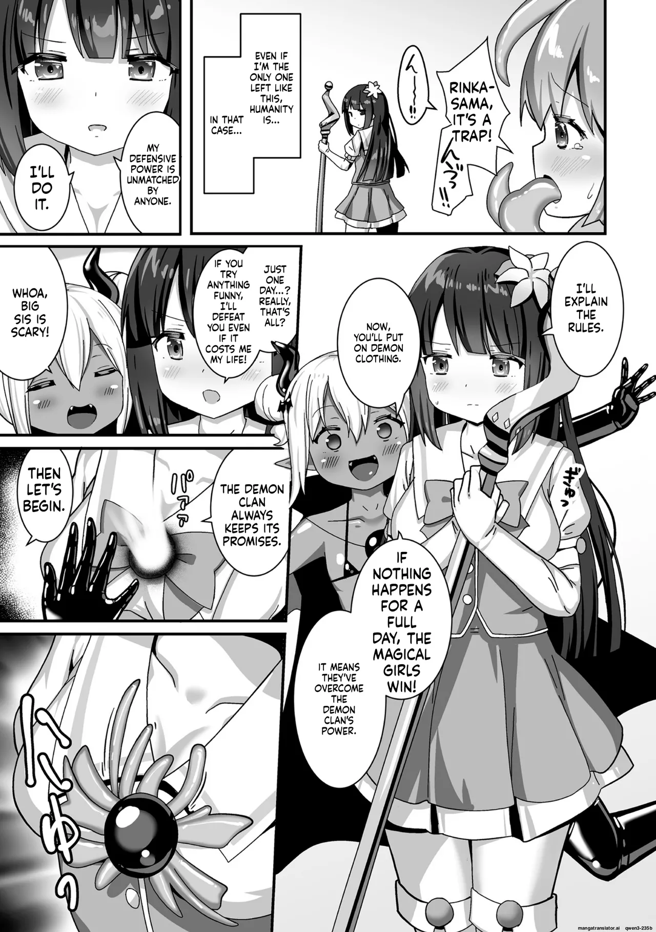 [Naka]Mazoku no Shokushu Fuku ~Hanabira ga Ochiru Toki~(2D Comic Magazine Akuochi Shokushufuku Vol.1) (SCANMTL) Page 3