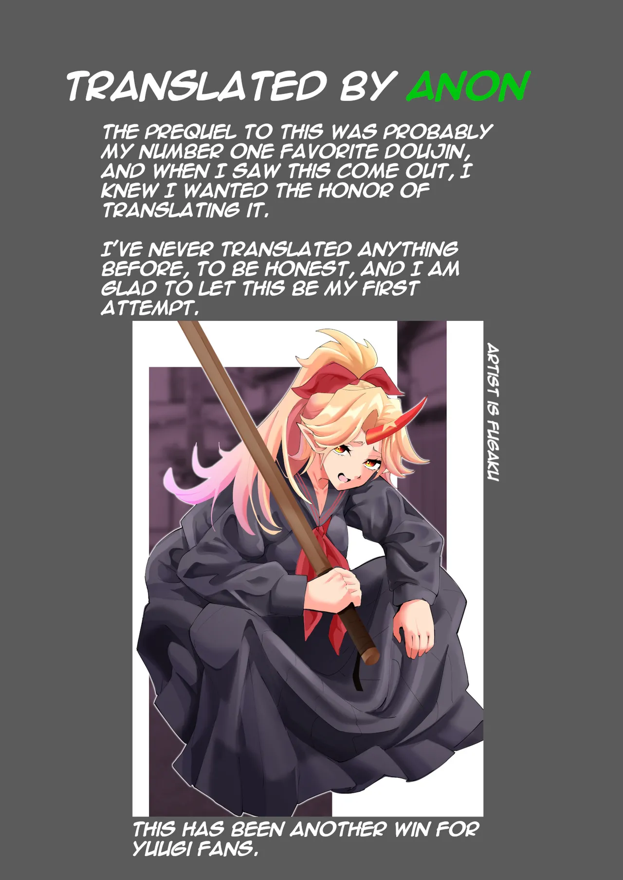 [Kugara]Yuugi Nee-san to Orc ga Kunzu Hoguretsu 2 | Yuugi Locked In A Grapple With An Orc 2(Touhou Project) [English] [Digital] Page 40