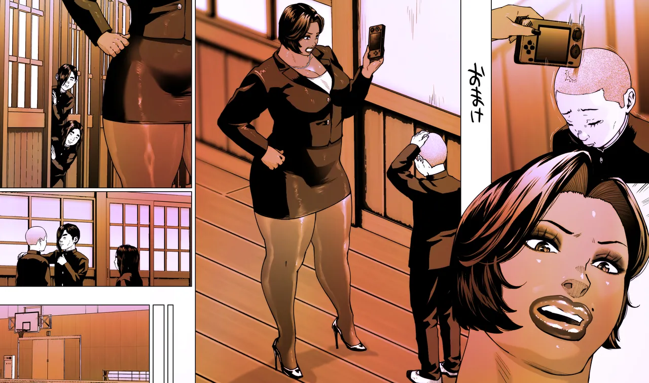[喘息パンクス]尻壺女教師涼子 見開き番外編2 Page 9