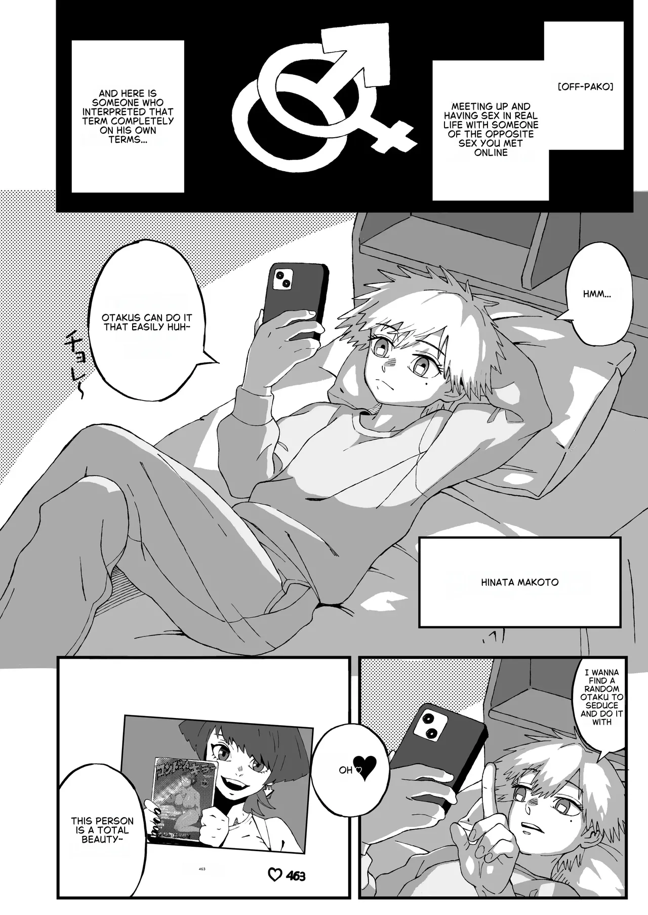 Failed Off-Pako! How I Ended Up as a Futanari Manga Artist's Girlfriend[English] Page 3