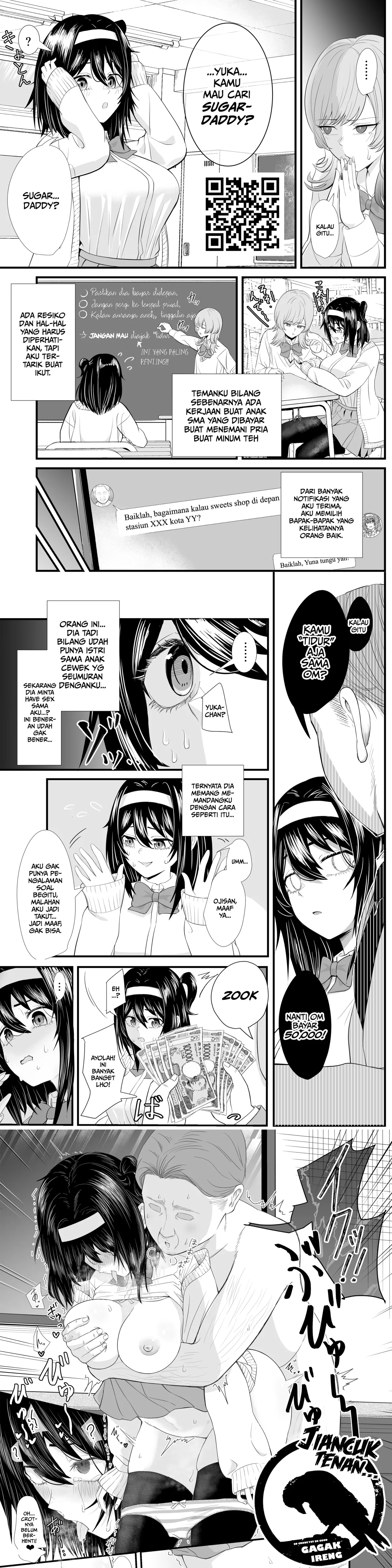 [Shisukeijyu]A story about a young girl who turns to SUGAR-DATING due to her family's financial hardship, only to be devoured by an Old Man and end up having an IMPREGNATION Climax[English] [Gagak_Ireng] [Digital] Page 37