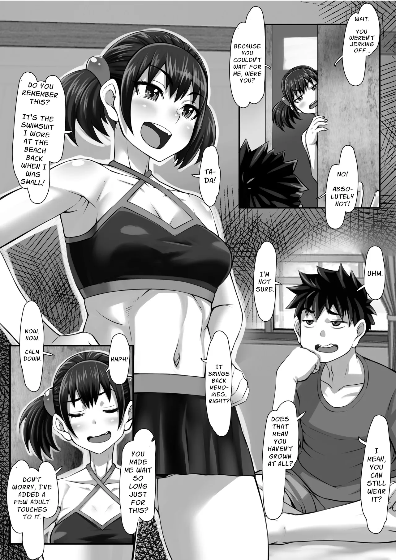 [Oreteki18kin]My Longtime Slutty Sexfriend Became An Erotic and Busty Babe[English] [Solid Rose] Page 3