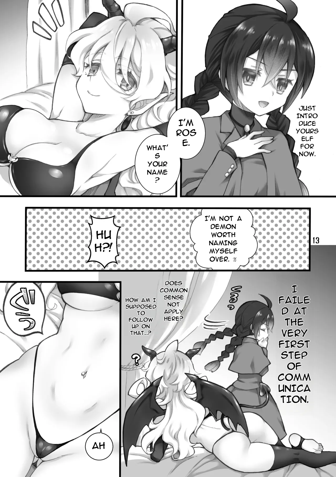 {Sasya (Sachie)] The summoned creature was a hermaphrodite succubus. I(MTL) Page 11