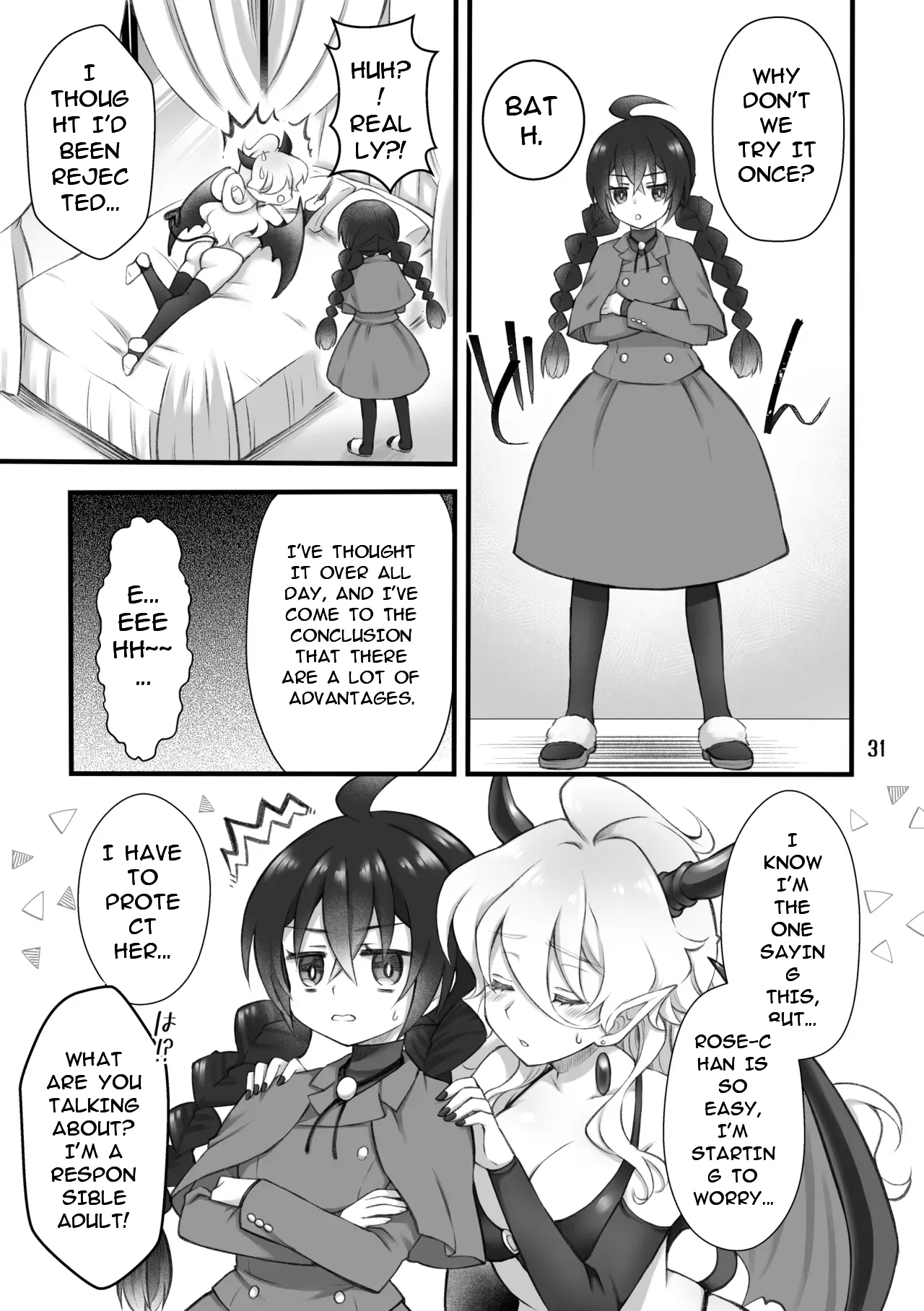 {Sasya (Sachie)] The summoned creature was a hermaphrodite succubus. I(MTL) Page 29