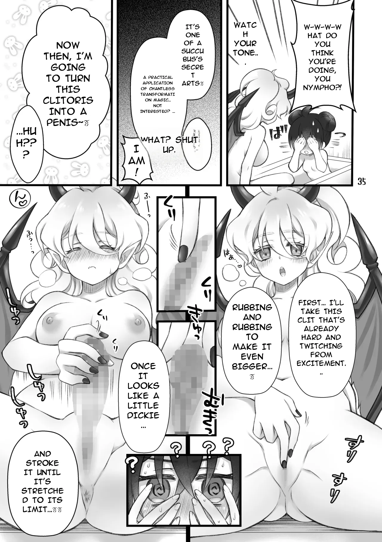 {Sasya (Sachie)] The summoned creature was a hermaphrodite succubus. I(MTL) Page 33