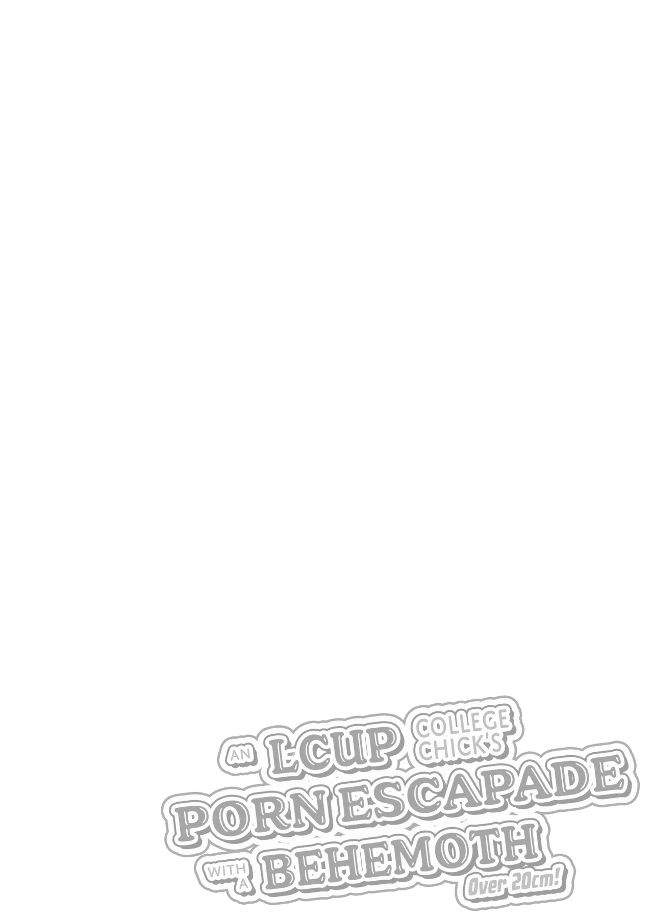 [Ichigo Crown (Yuzuri Ai)]L-Cup Joshidai Nama 20cm Chou Dekachin de AV Debut | An L-Cup College Chick's Porn Escapade with a Behemoth[English] [Digital] Page 2