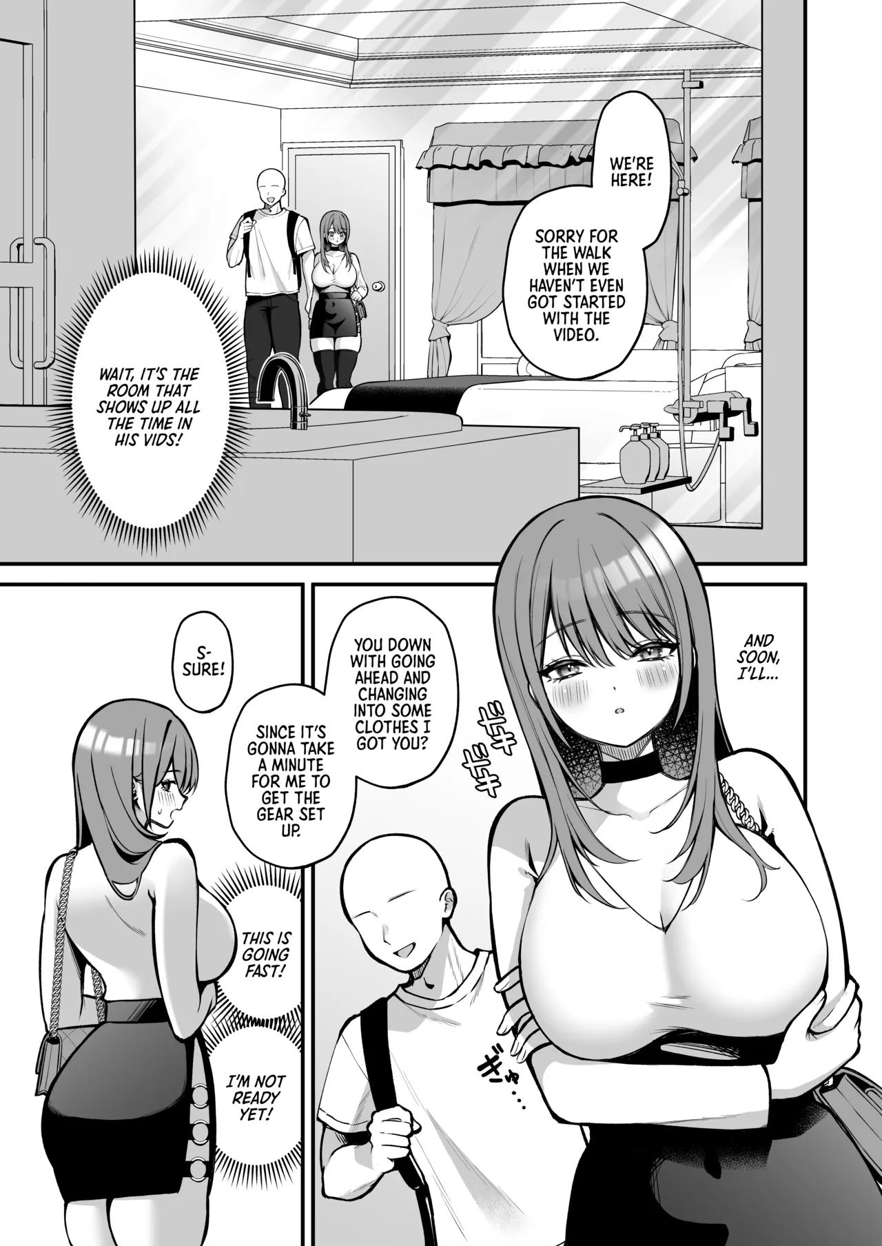 [Ichigo Crown (Yuzuri Ai)]L-Cup Joshidai Nama 20cm Chou Dekachin de AV Debut | An L-Cup College Chick's Porn Escapade with a Behemoth[English] [Digital] Page 7
