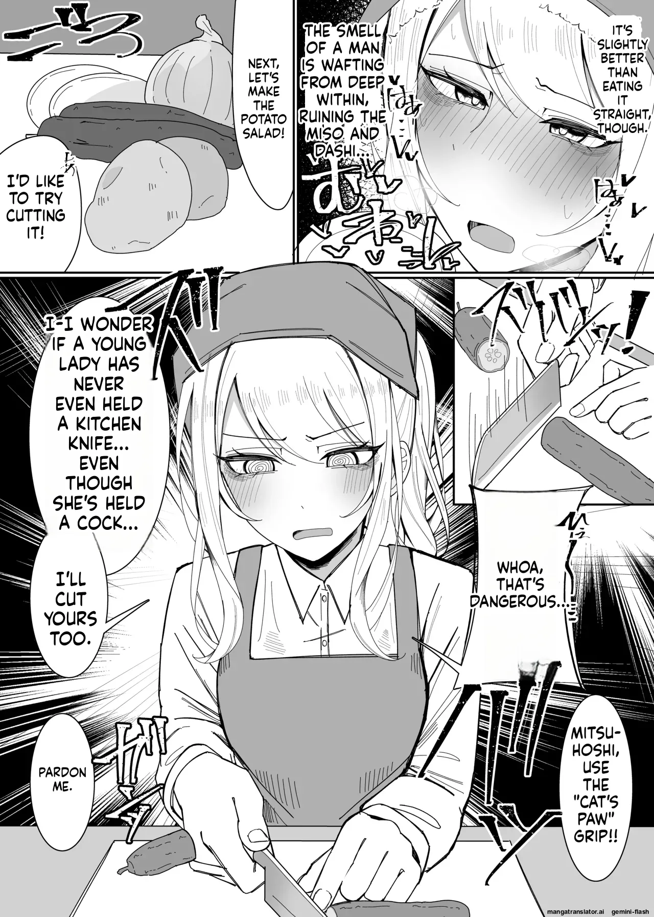 [Fuaku Yuu (Yufuck)]Ojou-sama Gakuen Shokuza-bu! ～Chouri Zisshuuhen～[MTL] Page 7
