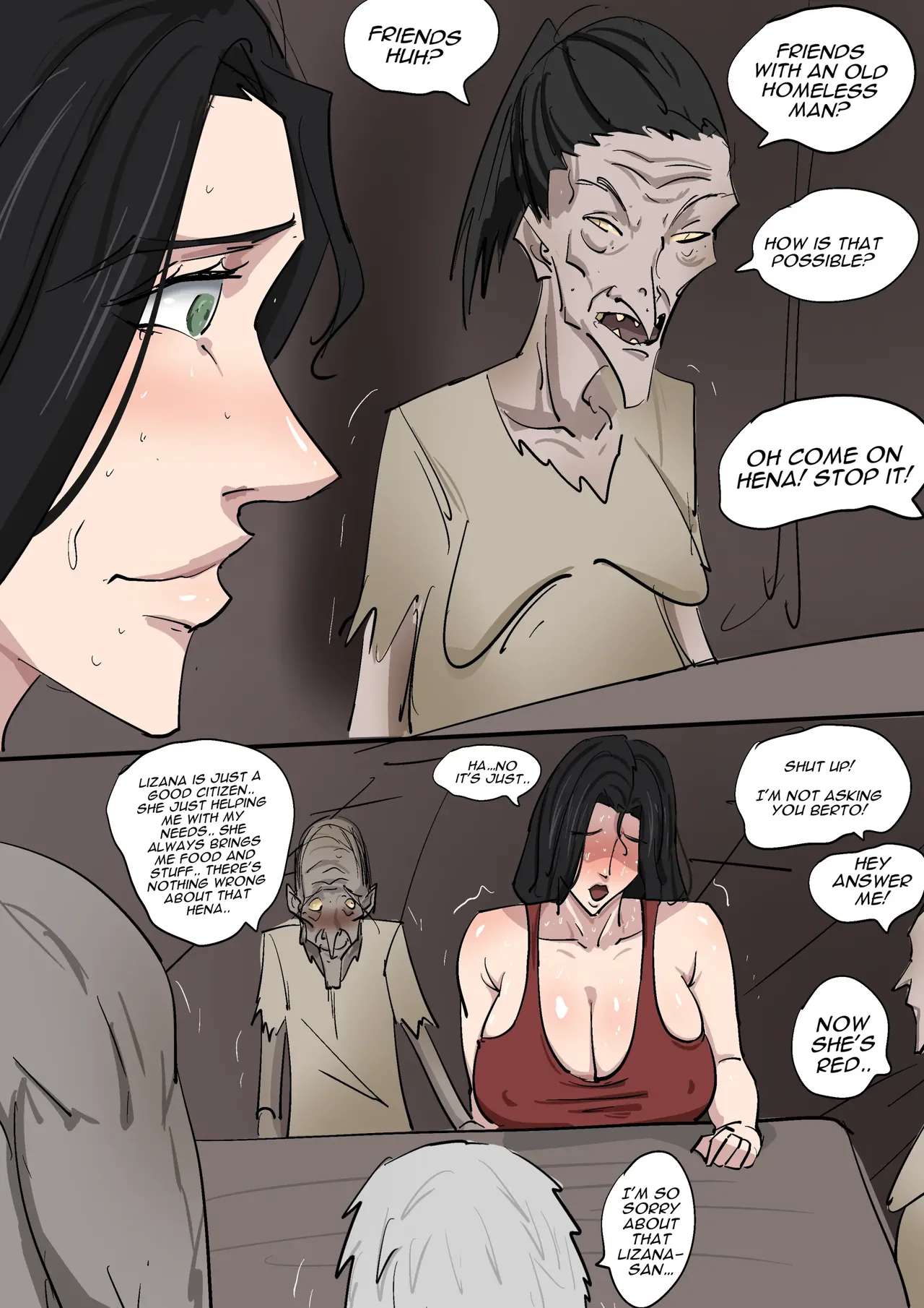 [ZettoNSFW]Sinful Lust - Lizana and the Homeless - Chapter 06 Page 83
