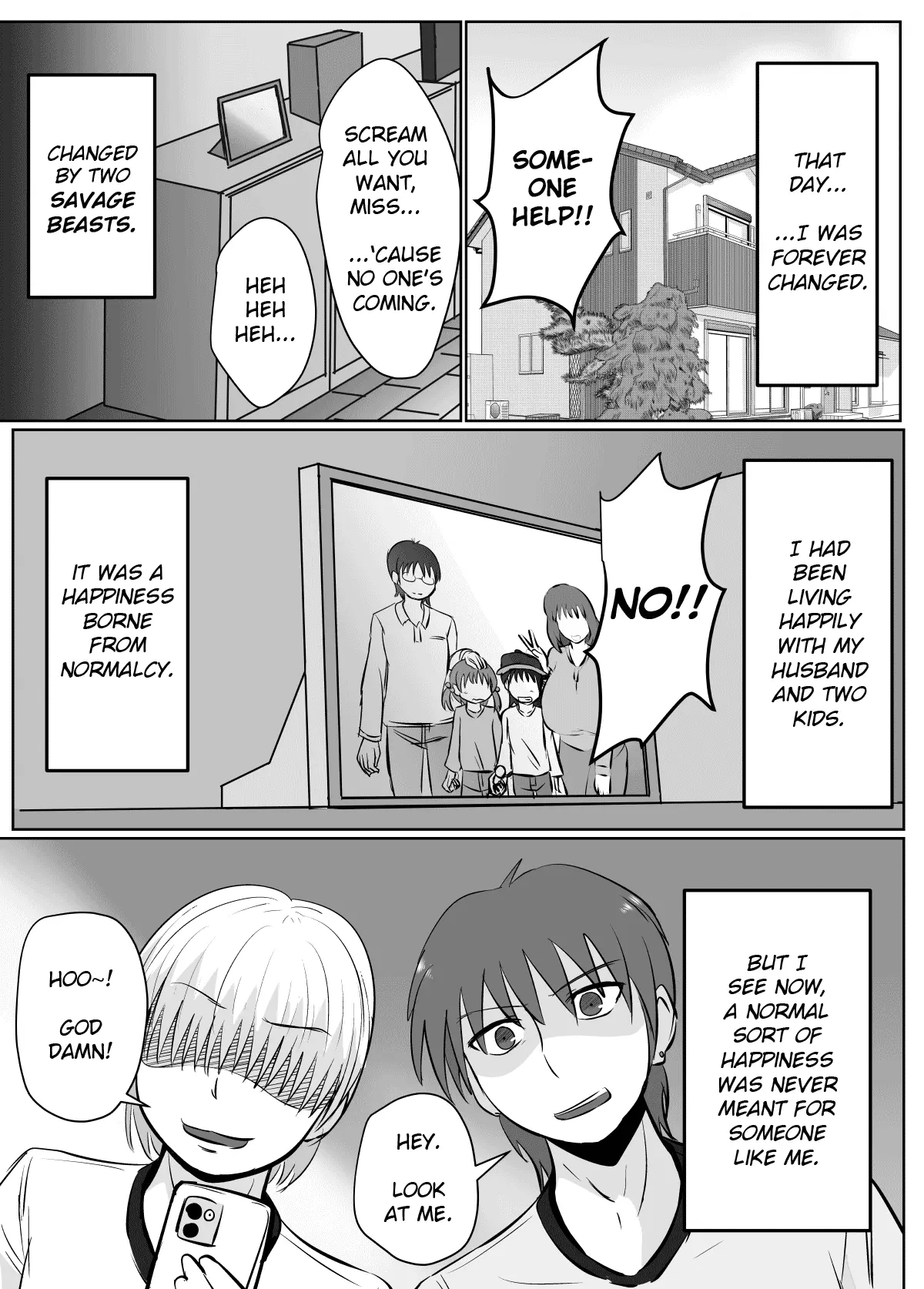 Anohi, Hitozuma no Chounyuu wa Seigu to Natta. | That Day, A Housewife's Massive Tits Became A Sex Toy Page 2