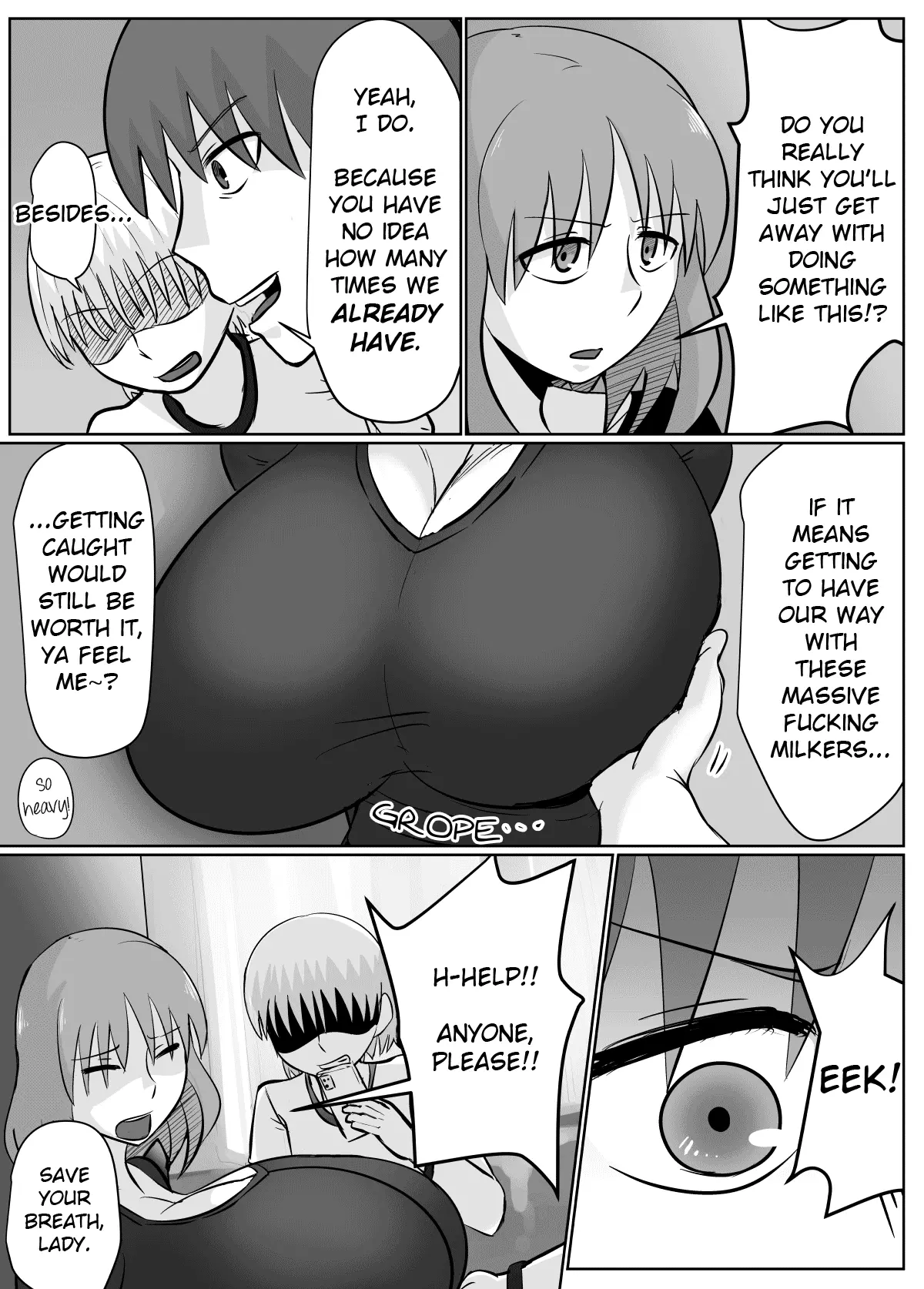 Anohi, Hitozuma no Chounyuu wa Seigu to Natta. | That Day, A Housewife's Massive Tits Became A Sex Toy Page 4
