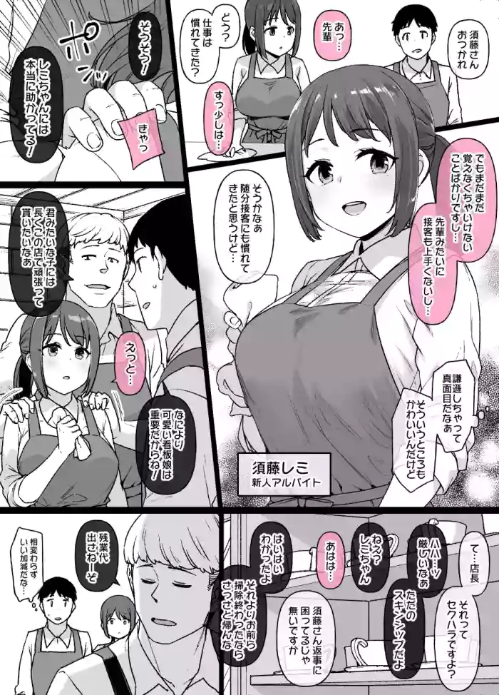 [草野郎]バイト先の真面目な後輩が…後日談パパ活ビッチギャル編