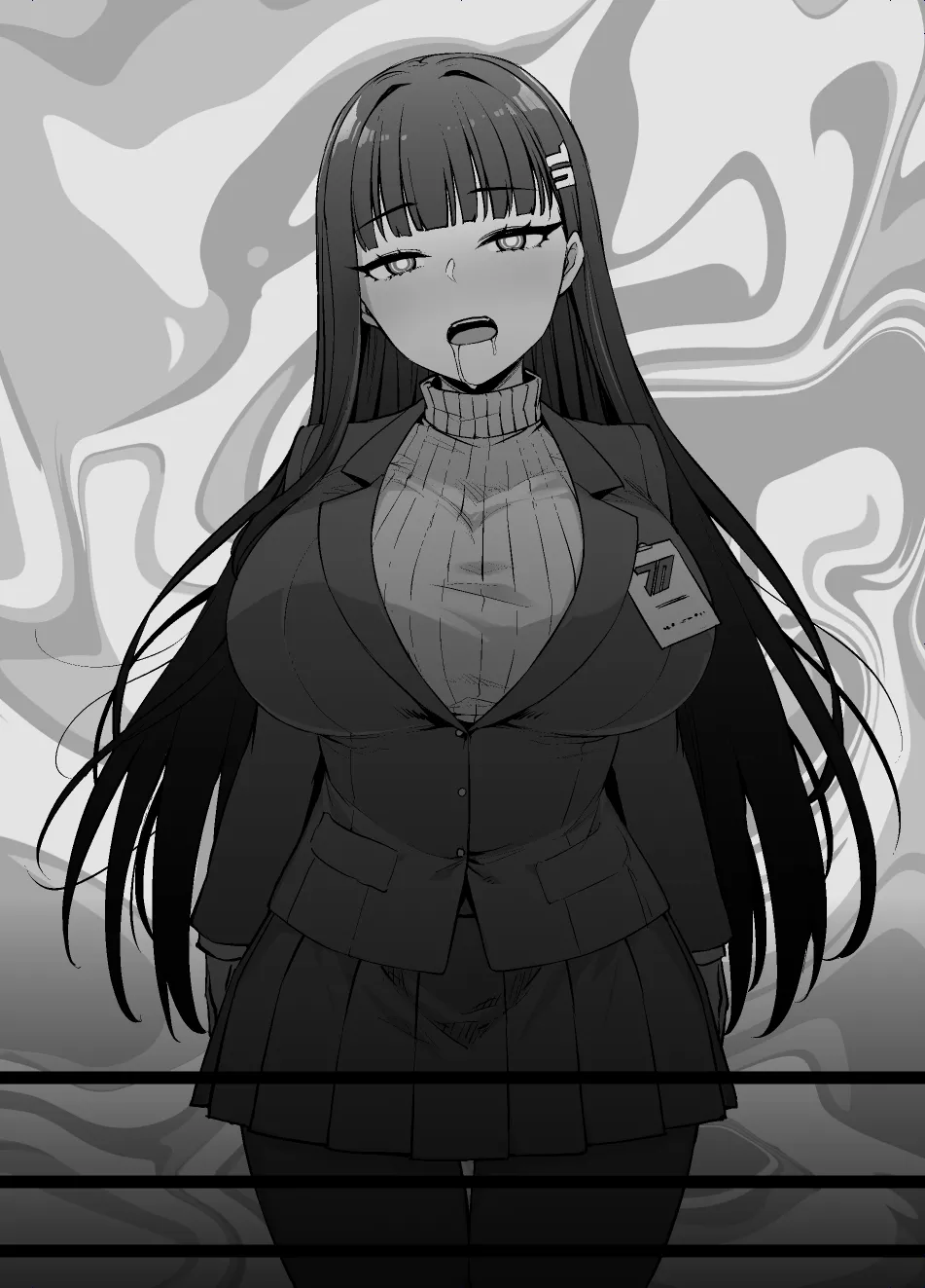[草野郎]ブルアカMC 調月リオがマゾメスビッチに堕とされオマンコ学園に転校する漫画9P Page 11