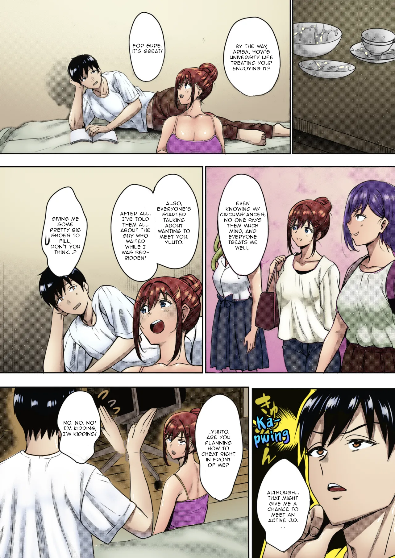 [Mon-petit]Uchi no Kawaii Doukyonin-san Sonogo | My Cute Roommate Epilogue(COMIC Megastore Alpha 2019-07) [English] [Aganon] [Colorized] [Digital] Page 2