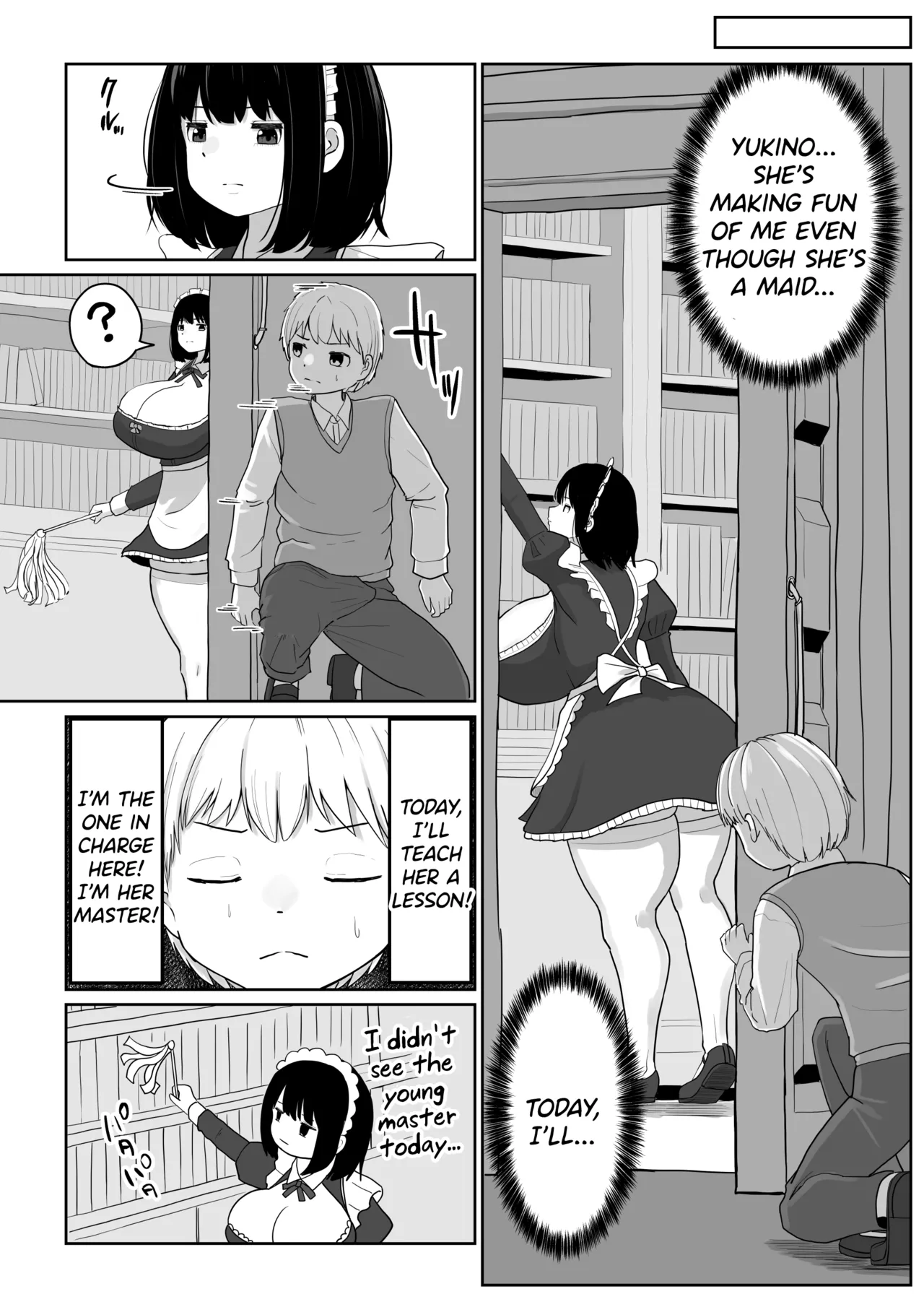 [Dareka no Circle]Bakunyuu Deka Maid ni Onabare Shitara Kuwareta.[English] [SDTLs] Page 34