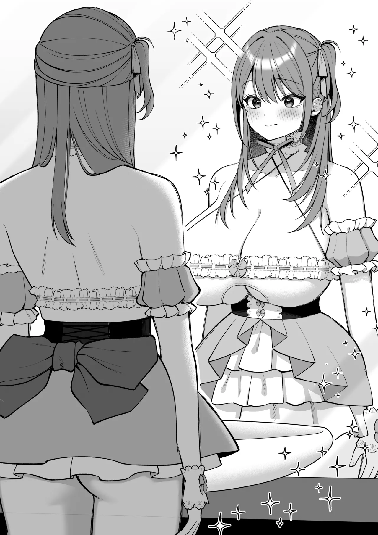 [Ichigo Crown (Yuzuri Ai)]L-Cup Joshidai Nama 20cm Chou Dekachin de AV Debut | An L-Cup College Chick's Porn Escapade with a Behemoth - Paizuri Time[English] [Digital] Page 11