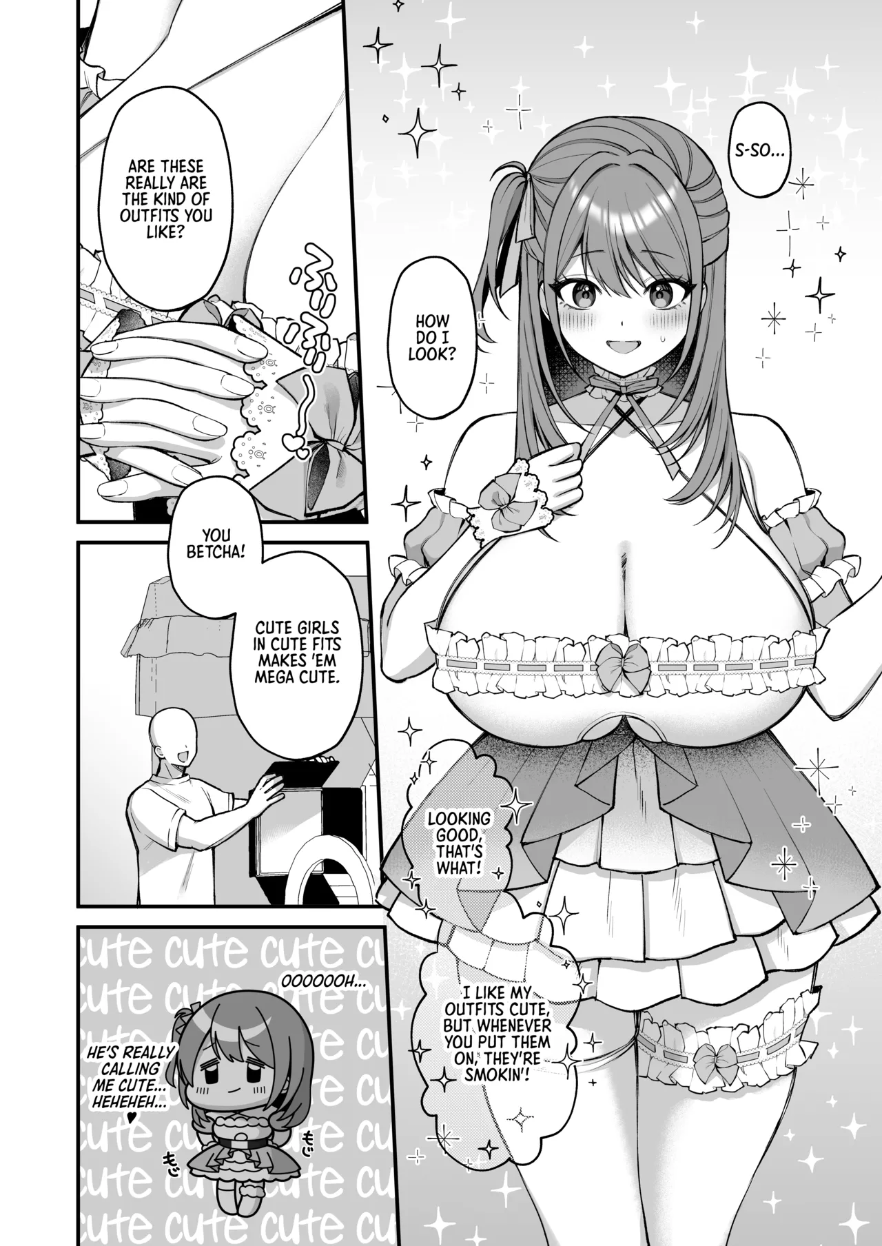 [Ichigo Crown (Yuzuri Ai)]L-Cup Joshidai Nama 20cm Chou Dekachin de AV Debut | An L-Cup College Chick's Porn Escapade with a Behemoth - Paizuri Time[English] [Digital] Page 12
