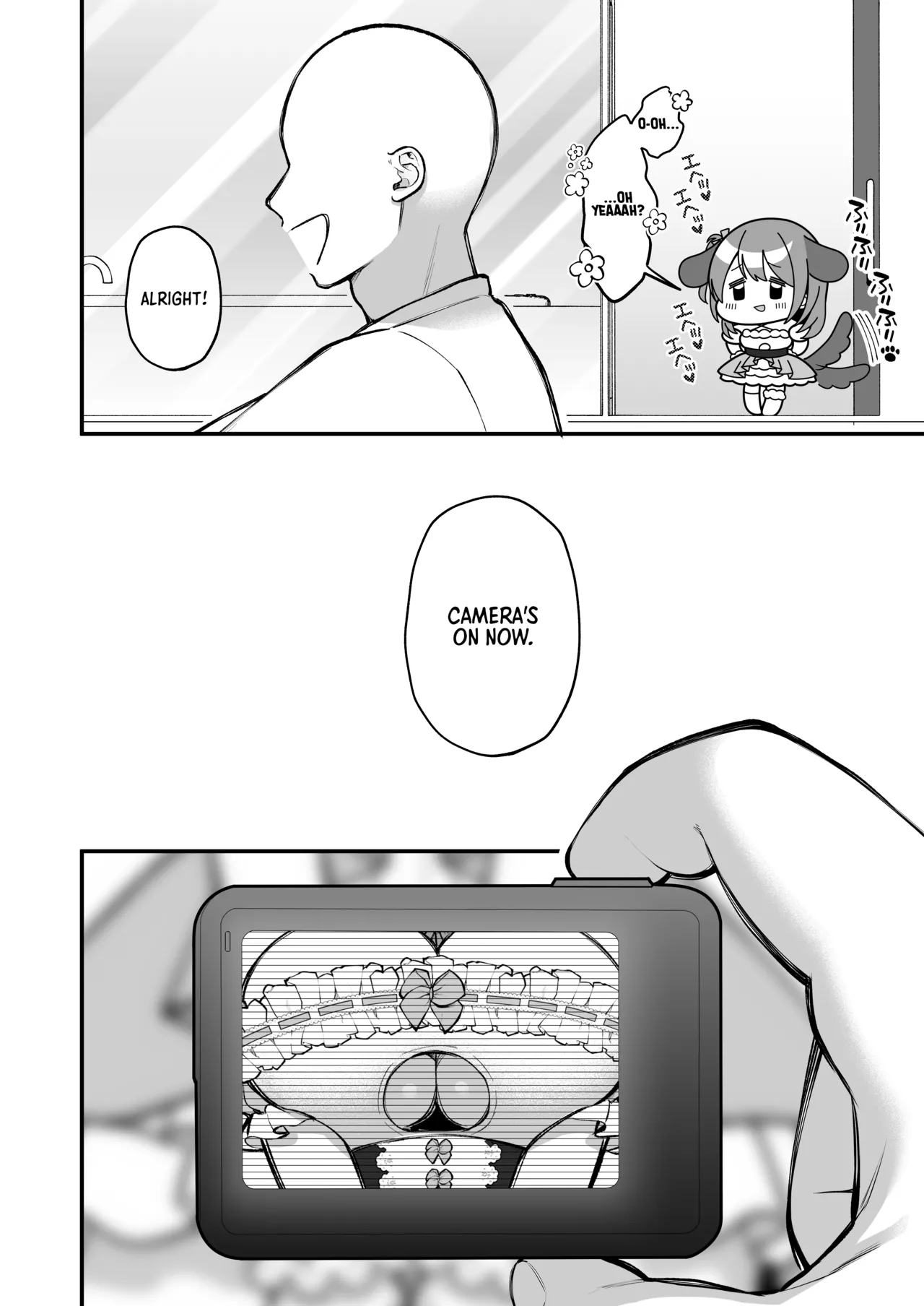 [Ichigo Crown (Yuzuri Ai)]L-Cup Joshidai Nama 20cm Chou Dekachin de AV Debut | An L-Cup College Chick's Porn Escapade with a Behemoth - Paizuri Time[English] [Digital] Page 14