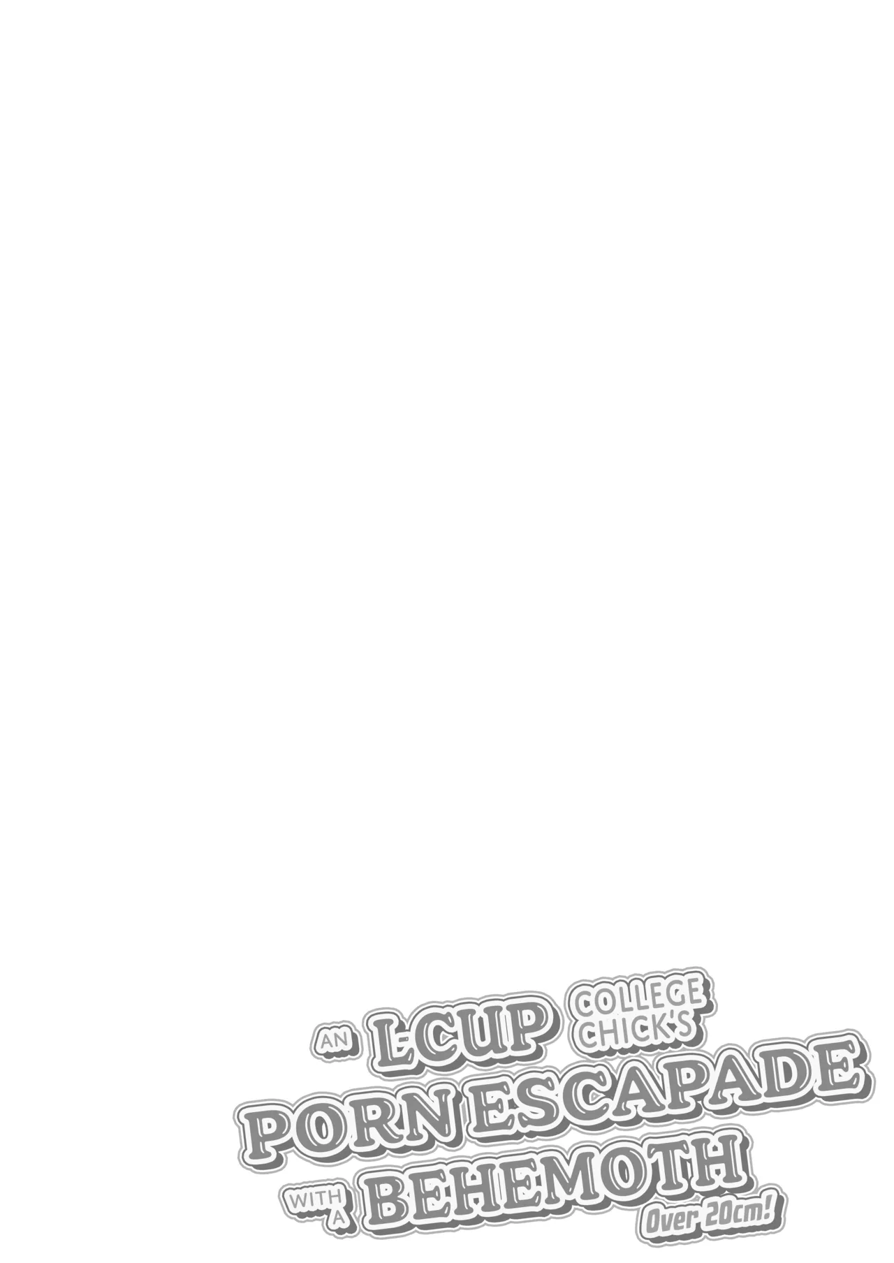 [Ichigo Crown (Yuzuri Ai)]L-Cup Joshidai Nama 20cm Chou Dekachin de AV Debut | An L-Cup College Chick's Porn Escapade with a Behemoth - Paizuri Time[English] [Digital] Page 2