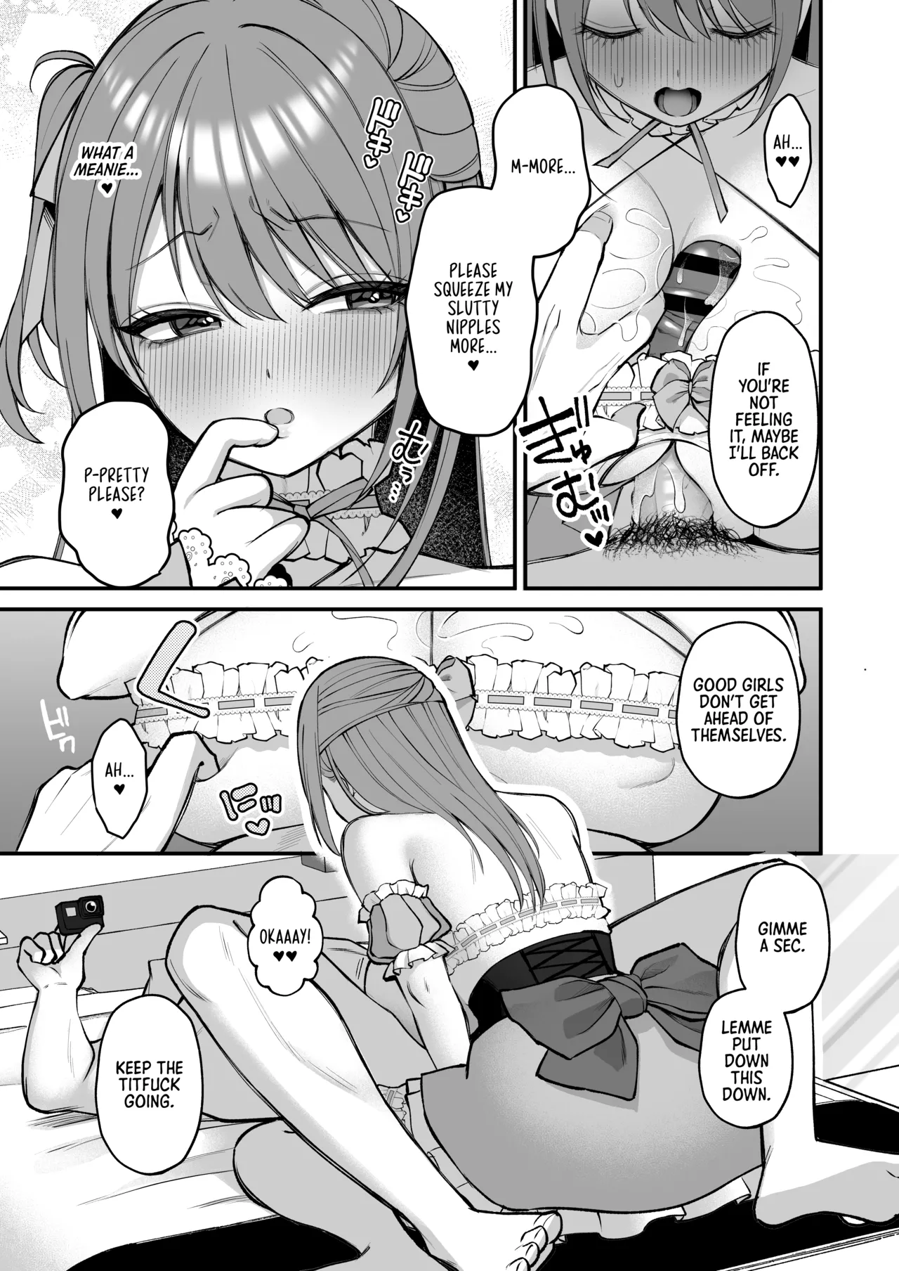 [Ichigo Crown (Yuzuri Ai)]L-Cup Joshidai Nama 20cm Chou Dekachin de AV Debut | An L-Cup College Chick's Porn Escapade with a Behemoth - Paizuri Time[English] [Digital] Page 29