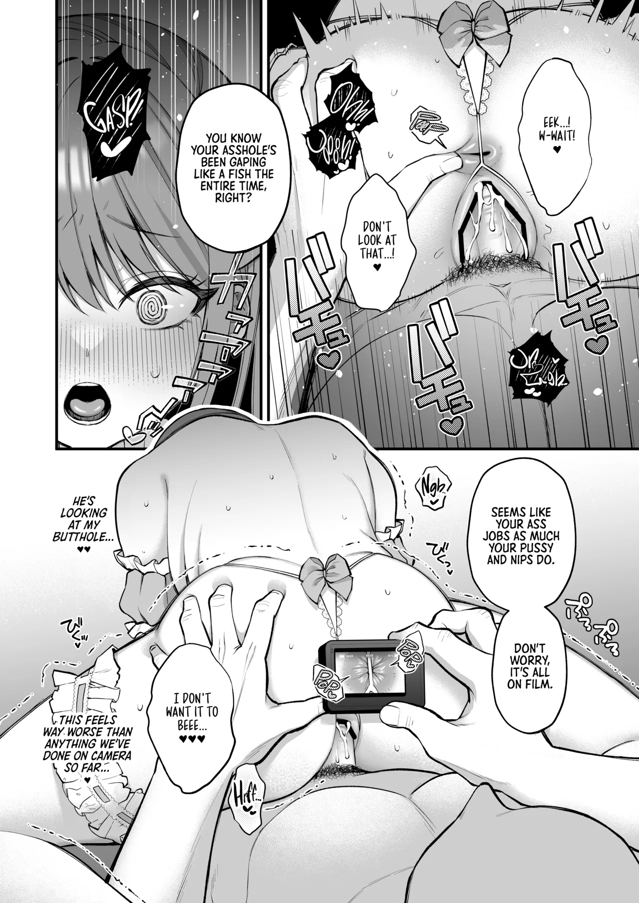 [Ichigo Crown (Yuzuri Ai)]L-Cup Joshidai Nama 20cm Chou Dekachin de AV Debut | An L-Cup College Chick's Porn Escapade with a Behemoth - Paizuri Time[English] [Digital] Page 40