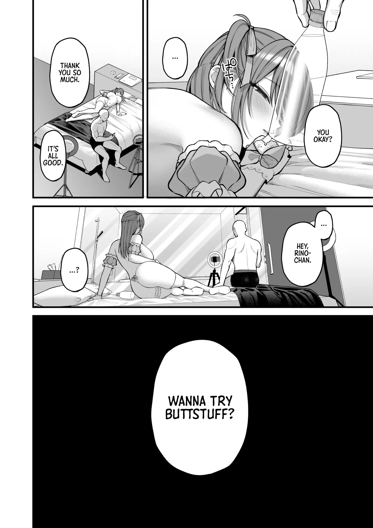 [Ichigo Crown (Yuzuri Ai)]L-Cup Joshidai Nama 20cm Chou Dekachin de AV Debut | An L-Cup College Chick's Porn Escapade with a Behemoth - Paizuri Time[English] [Digital] Page 58