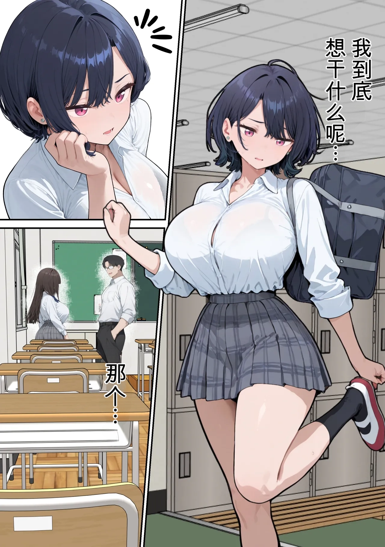 [Nurennuren]The cool girl experienced an unprecedented, wild pleasure during sex with her lover[Chinese] [AI Generated] Page 58