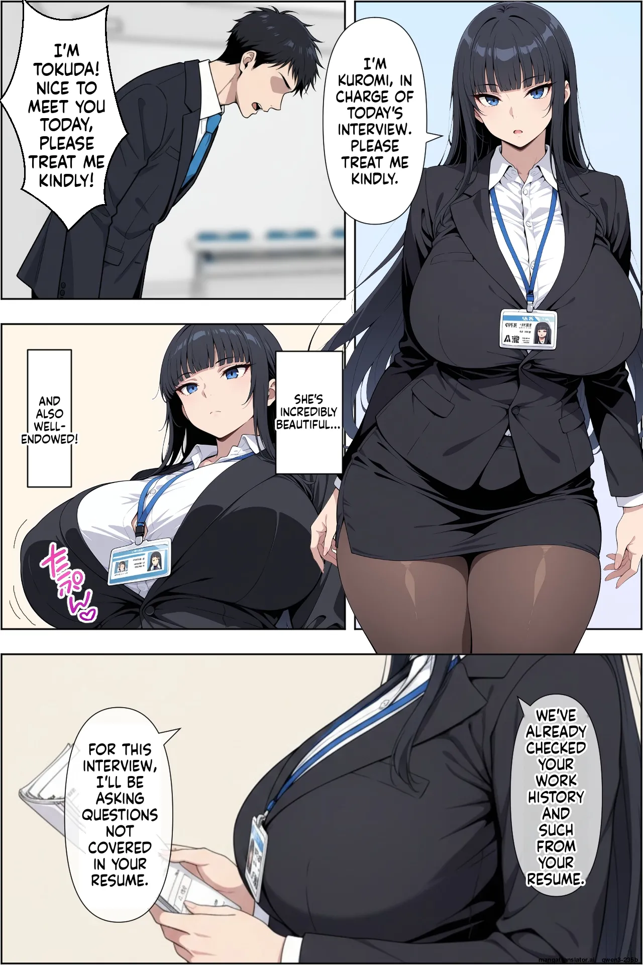 Tenshoku shitara bakunyuu gyaru shachou no seiyoku shori-gakari ni ninmei sareta kudan (Spanish) MTL Page 2