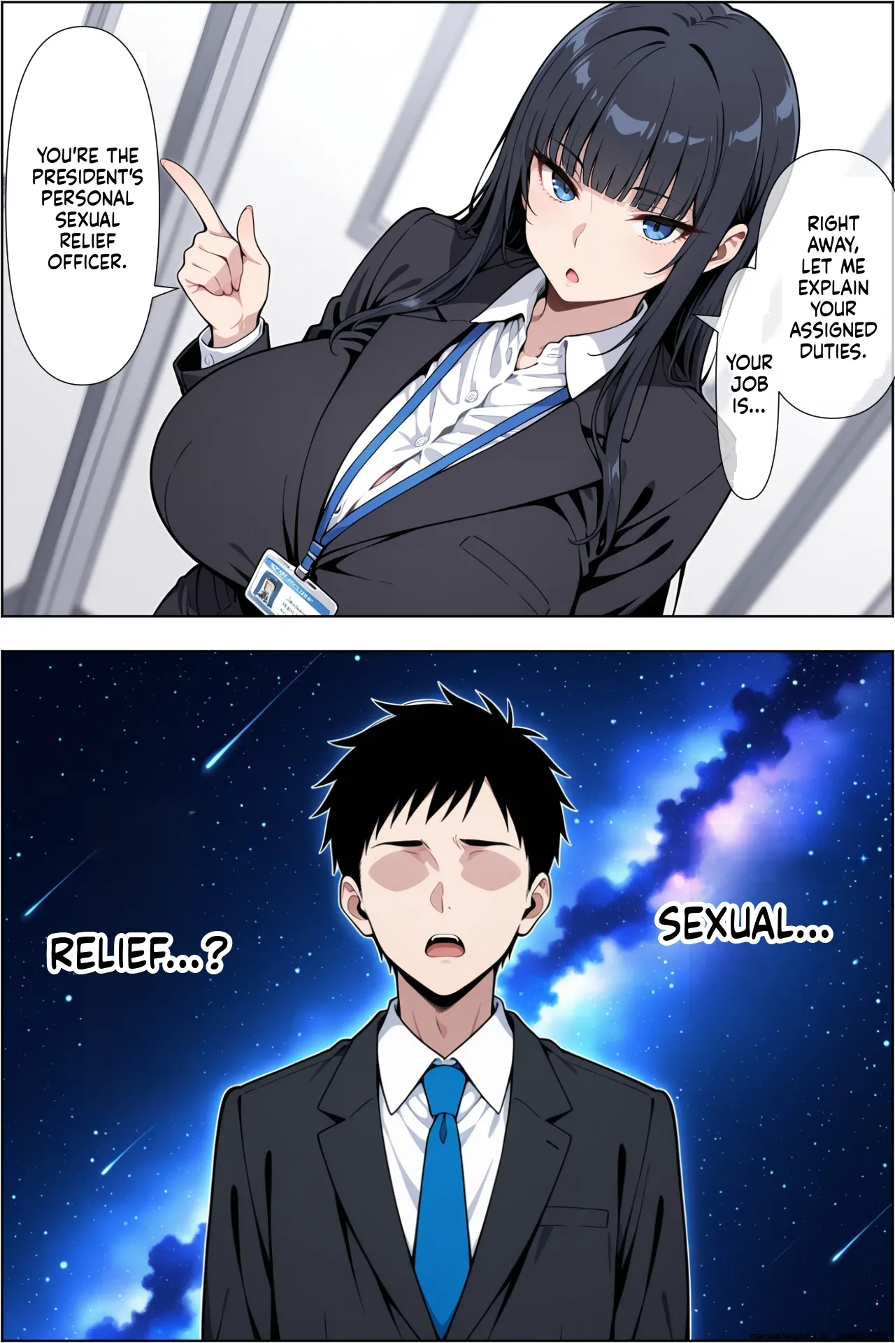 Tenshoku shitara bakunyuu gyaru shachou no seiyoku shori-gakari ni ninmei sareta kudan (Spanish) MTL Page 20