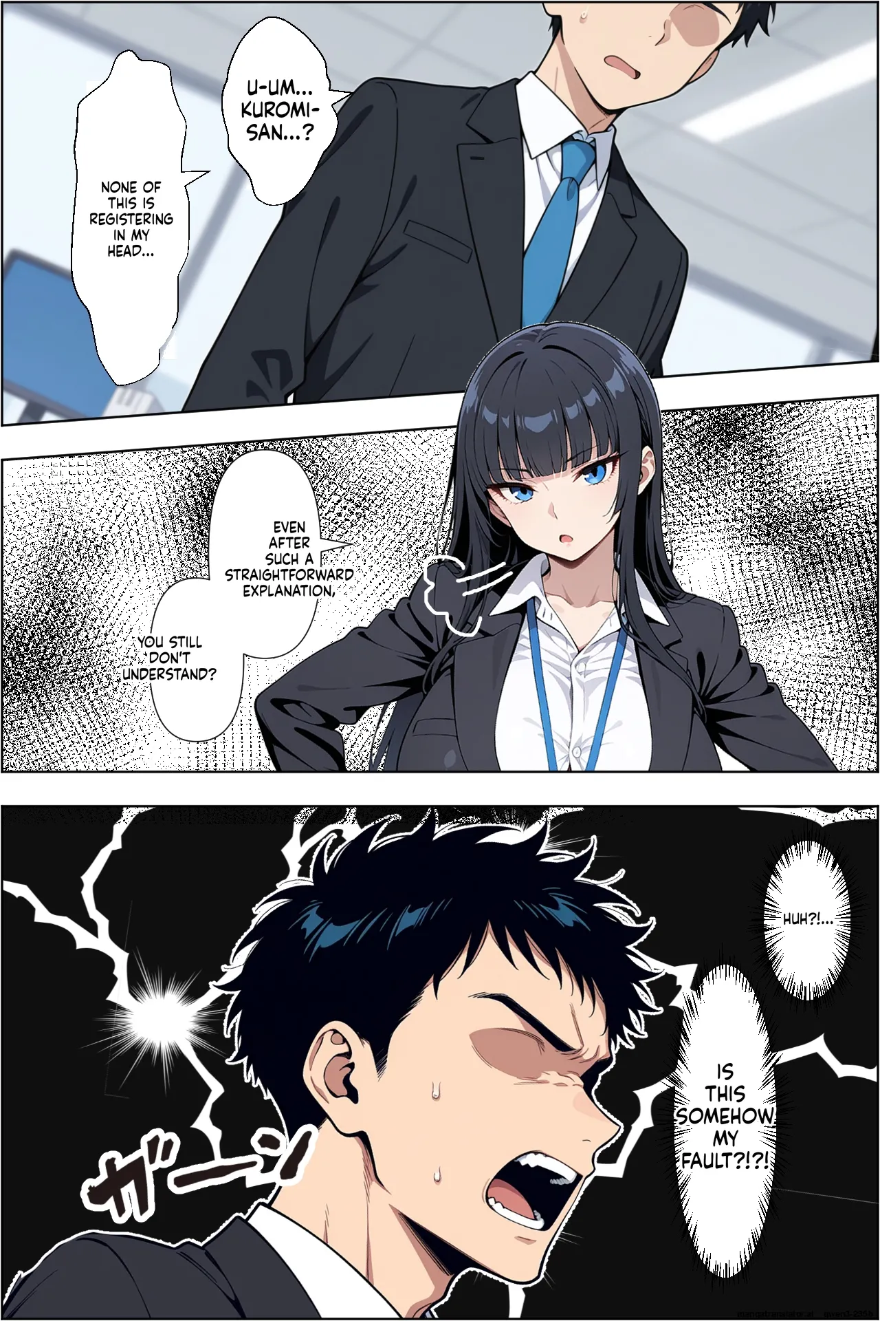 Tenshoku shitara bakunyuu gyaru shachou no seiyoku shori-gakari ni ninmei sareta kudan (Spanish) MTL Page 21