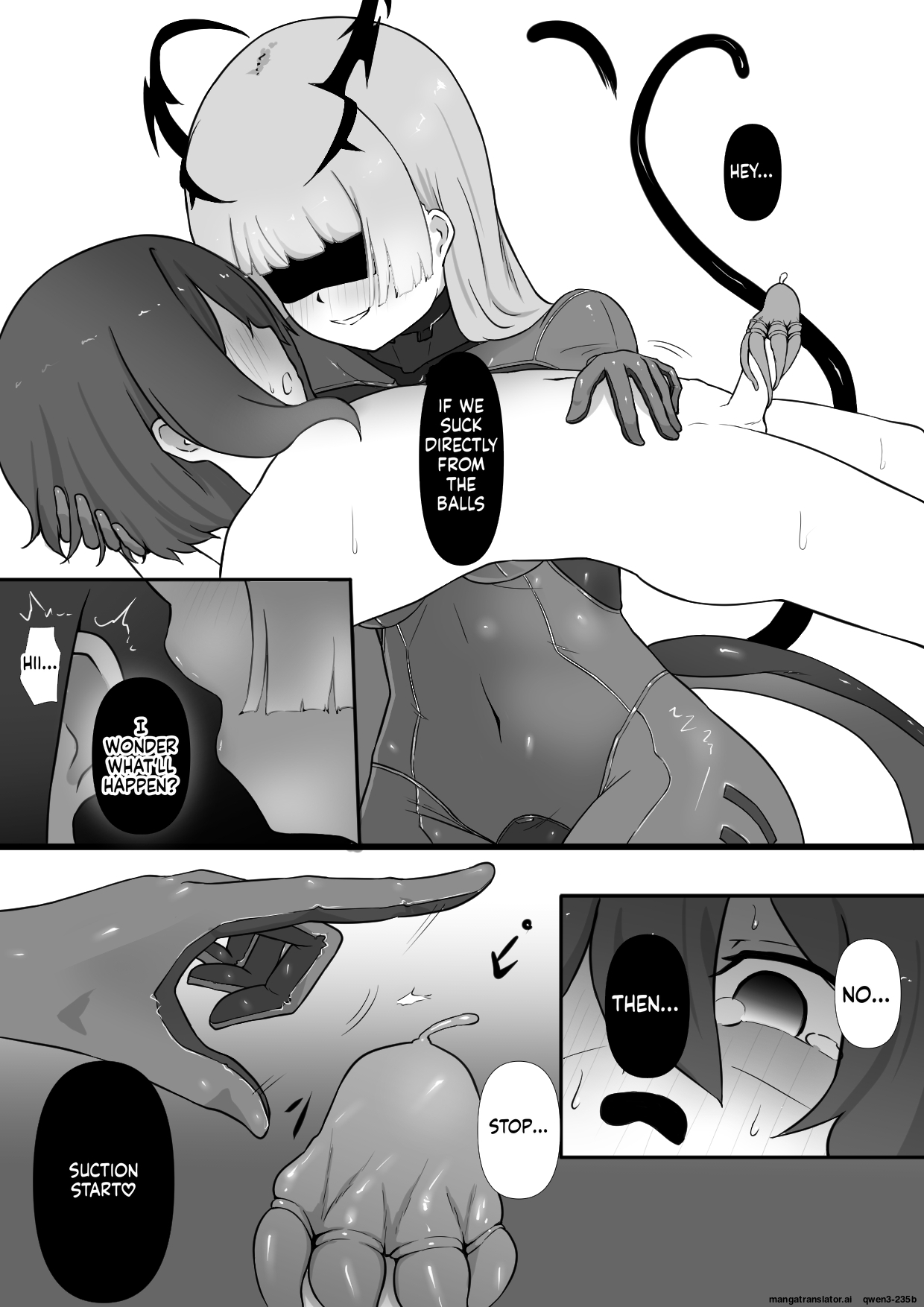 [Permission (Zandoro)]Chikyuugai Seimeitai (Succubus) ni Kiseitai o Ochinchin ni Uetsukerareru Ohanashi(SCANMTL) Page 12