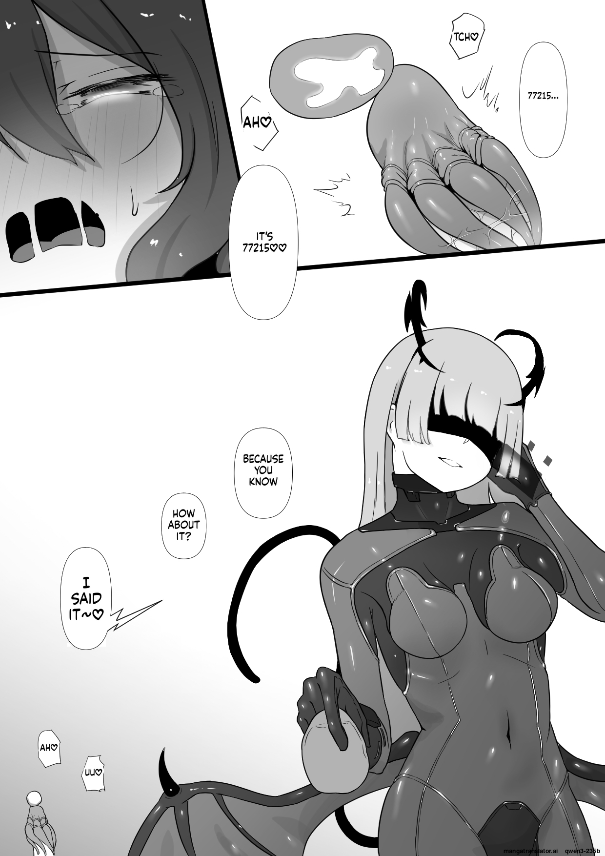[Permission (Zandoro)]Chikyuugai Seimeitai (Succubus) ni Kiseitai o Ochinchin ni Uetsukerareru Ohanashi(SCANMTL) Page 18