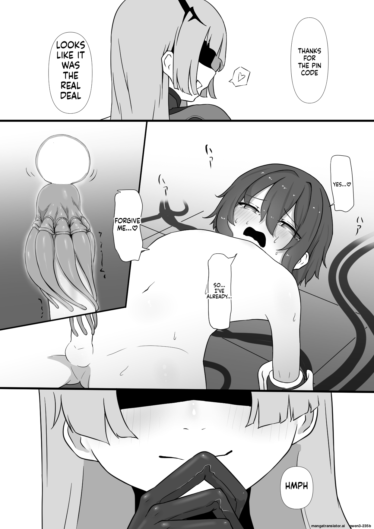 [Permission (Zandoro)]Chikyuugai Seimeitai (Succubus) ni Kiseitai o Ochinchin ni Uetsukerareru Ohanashi(SCANMTL) Page 19