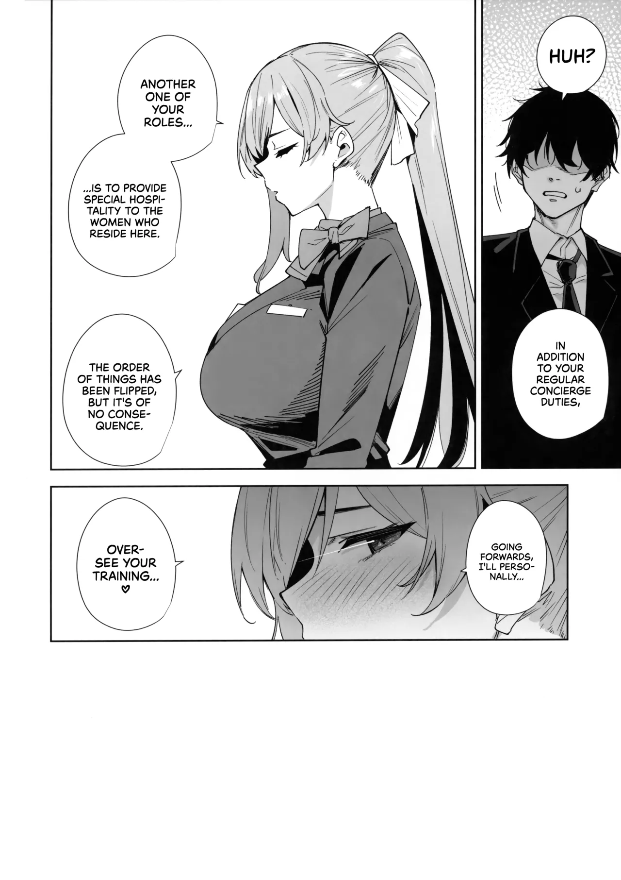 (C106) [Ink Complex (Tomohiro Kai)]Tower Residence Setsuguka Taiouchuu | Tower Reception, at your Service![English] [Decensored] [Cuddlebuns] Page 59