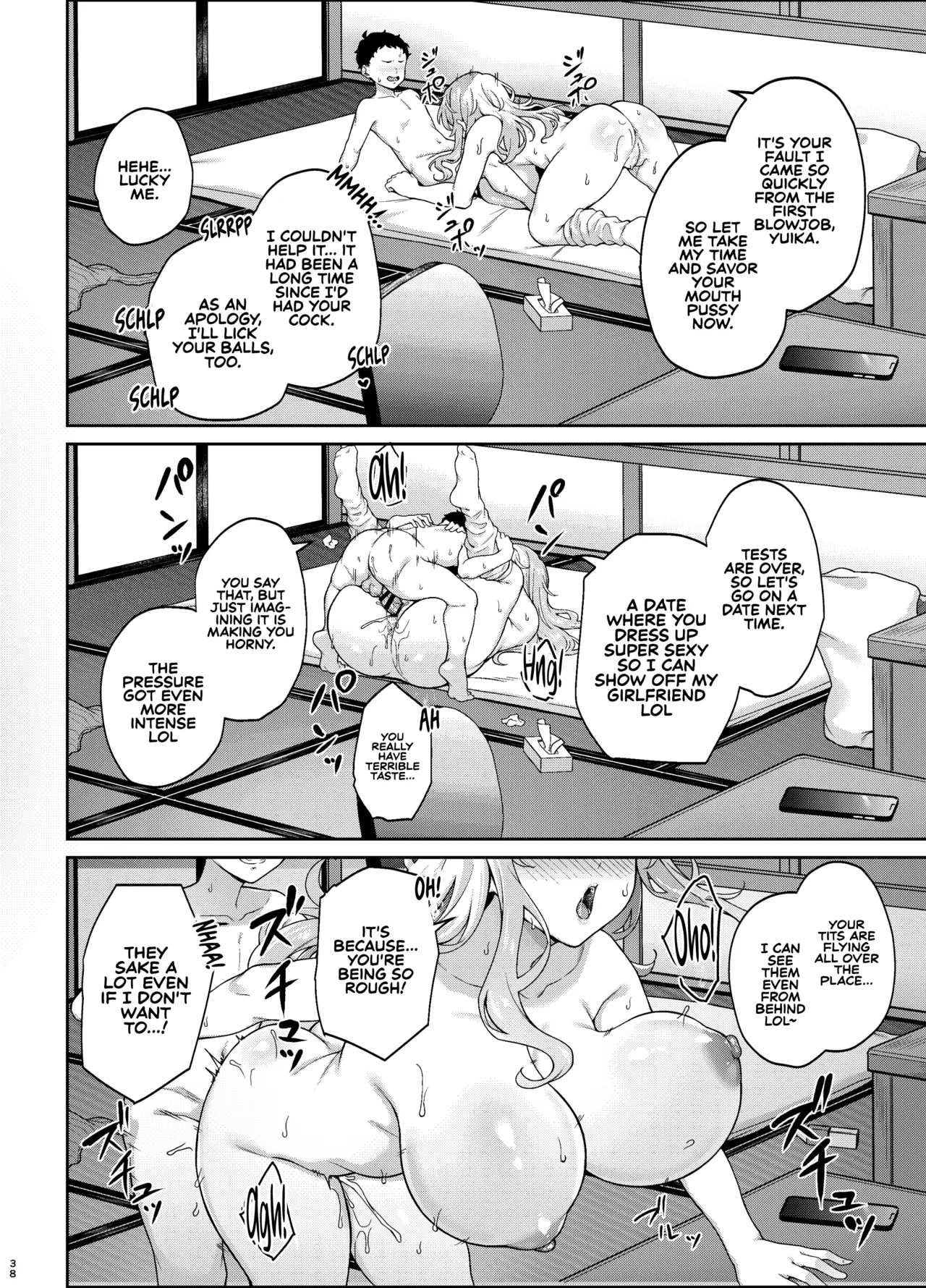 [3104tyome (3104)]Murasaki no Shoumei ~Kuroi Muchuu~ | Purple Illumination ~Dark Trance~[English] [Sonarin迫] [Digital] Page 37