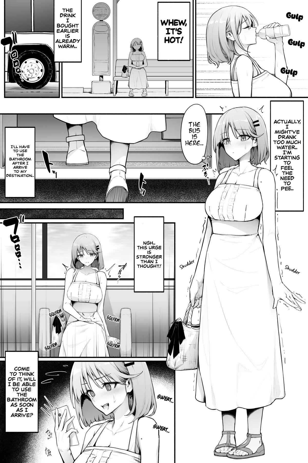 [Cocomachi]She just spilled her water, right? Page 1