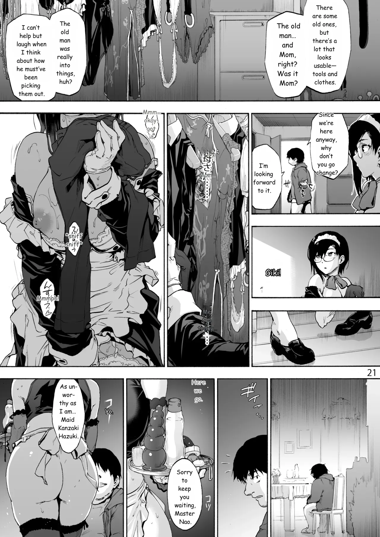 Sousou meikan Futanari Maidsan wa Seiyoku ga Tsuyoi Page 23