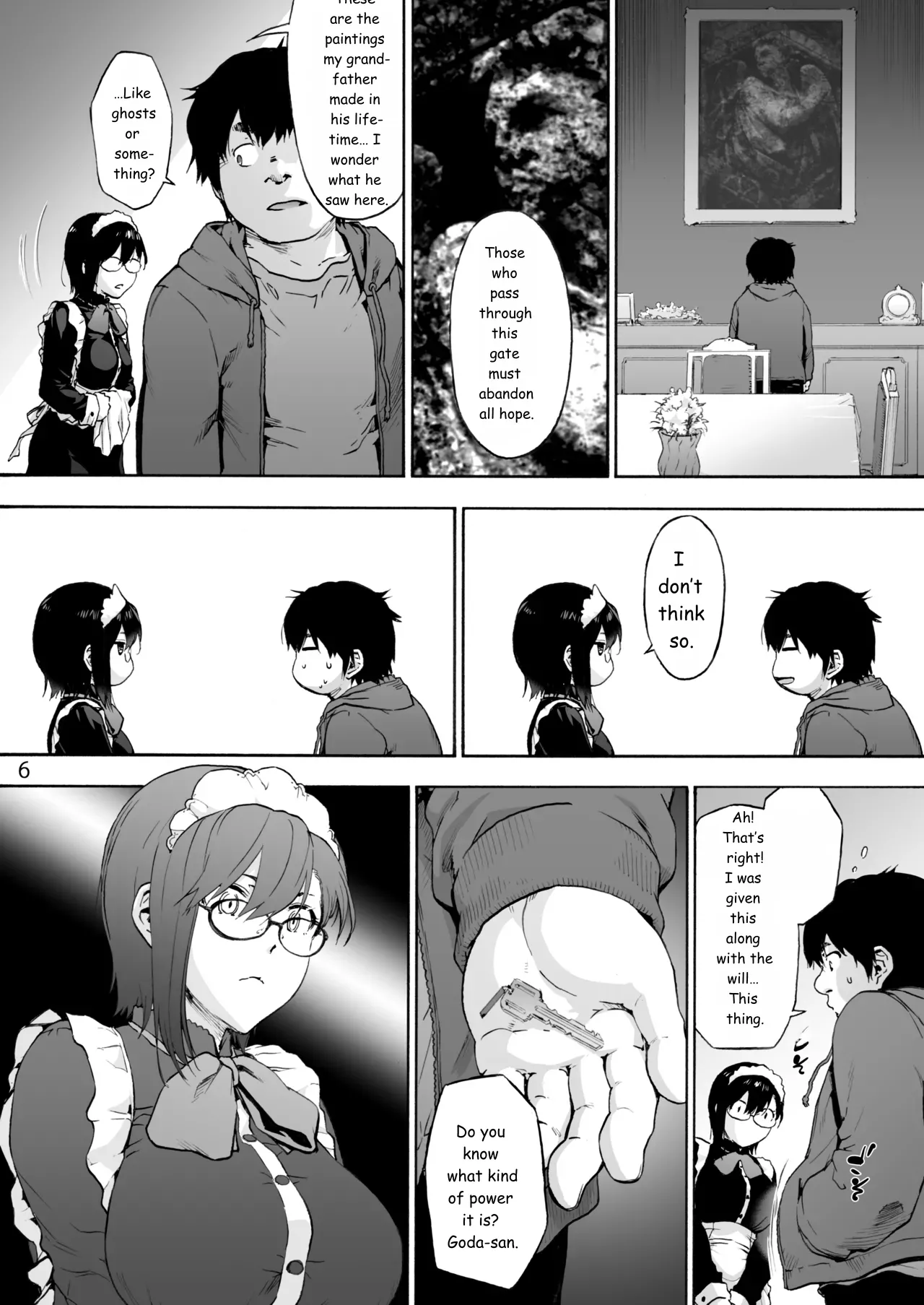 Sousou meikan Futanari Maidsan wa Seiyoku ga Tsuyoi Page 8