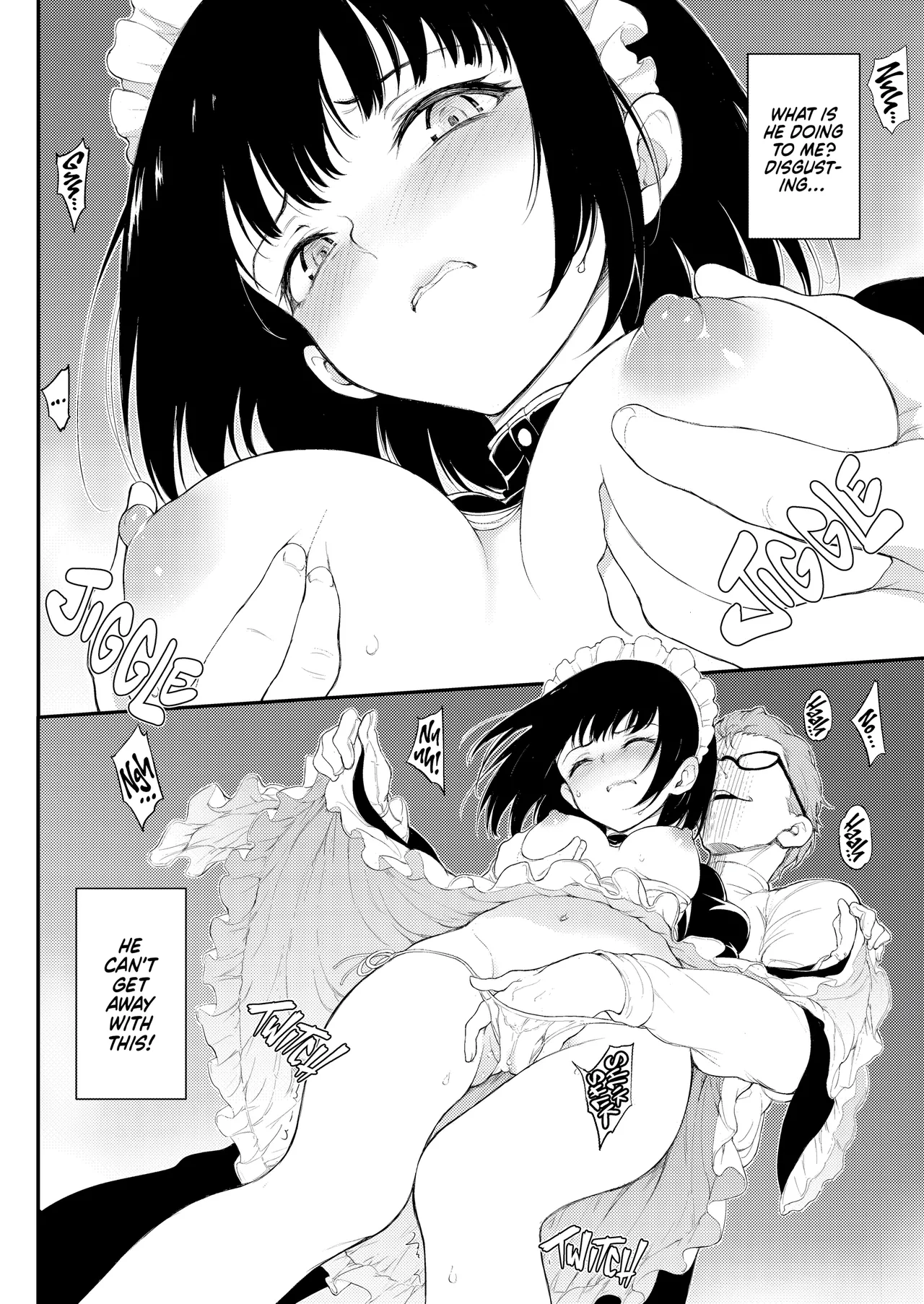 [Kyockchokyock (Kyockcho)]Maid Kyouiku. -Botsuraku Kizoku Rurikawa Tsubaki- | Maid Education: Fallen Aristocrat Rurikawa Tusbaki[English] [J18] [Decensored] [Digital] Page 15