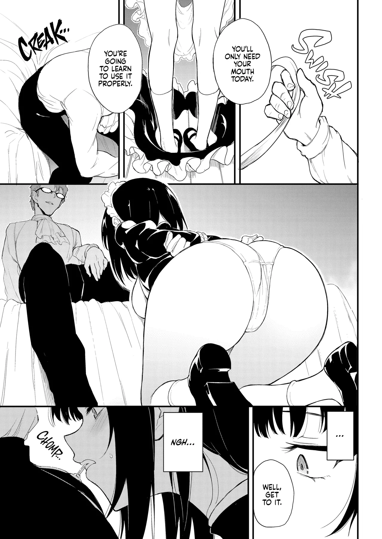 [Kyockchokyock (Kyockcho)]Maid Kyouiku. -Botsuraku Kizoku Rurikawa Tsubaki- | Maid Education: Fallen Aristocrat Rurikawa Tusbaki[English] [J18] [Decensored] [Digital] Page 28