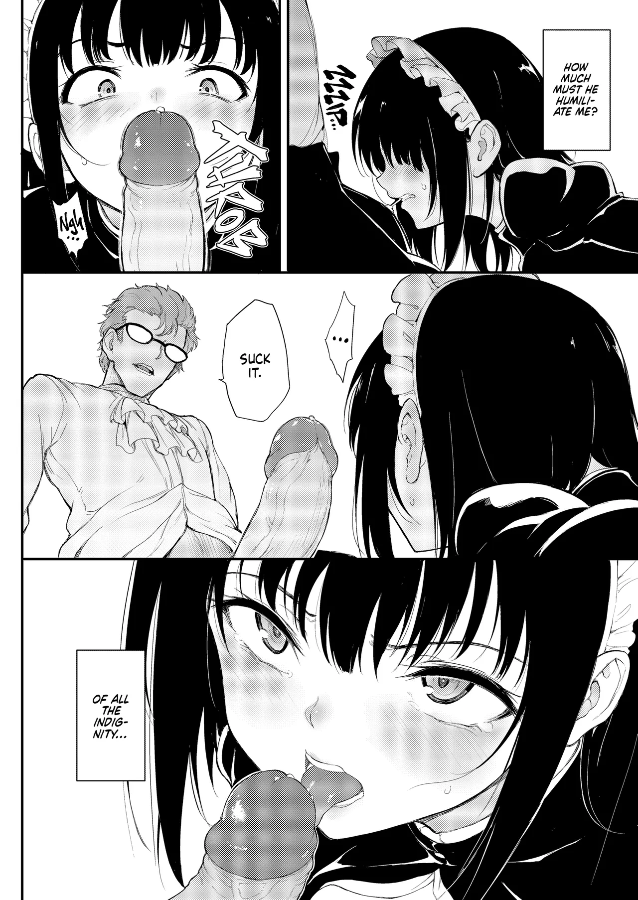 [Kyockchokyock (Kyockcho)]Maid Kyouiku. -Botsuraku Kizoku Rurikawa Tsubaki- | Maid Education: Fallen Aristocrat Rurikawa Tusbaki[English] [J18] [Decensored] [Digital] Page 29