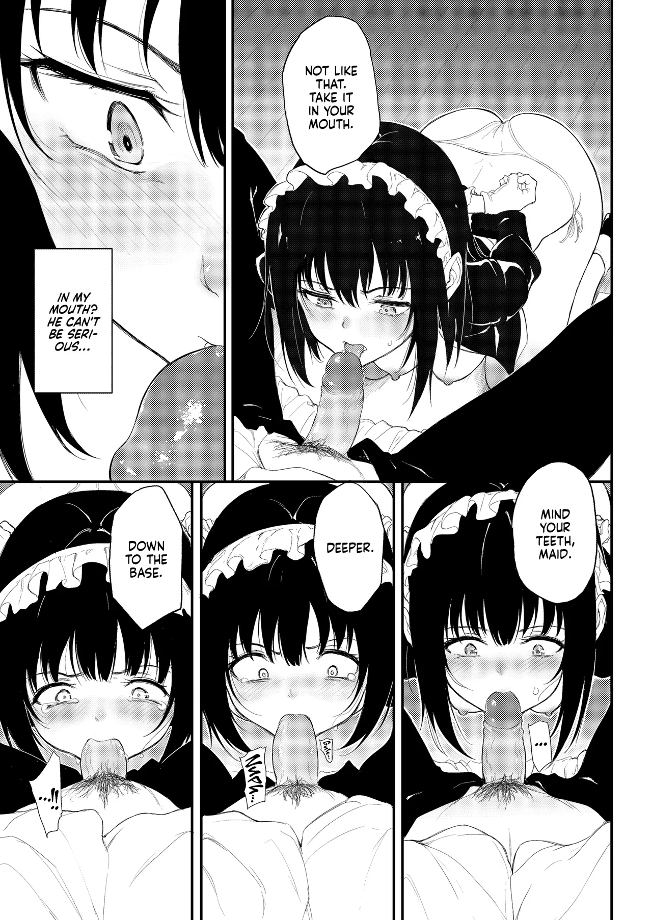 [Kyockchokyock (Kyockcho)]Maid Kyouiku. -Botsuraku Kizoku Rurikawa Tsubaki- | Maid Education: Fallen Aristocrat Rurikawa Tusbaki[English] [J18] [Decensored] [Digital] Page 30